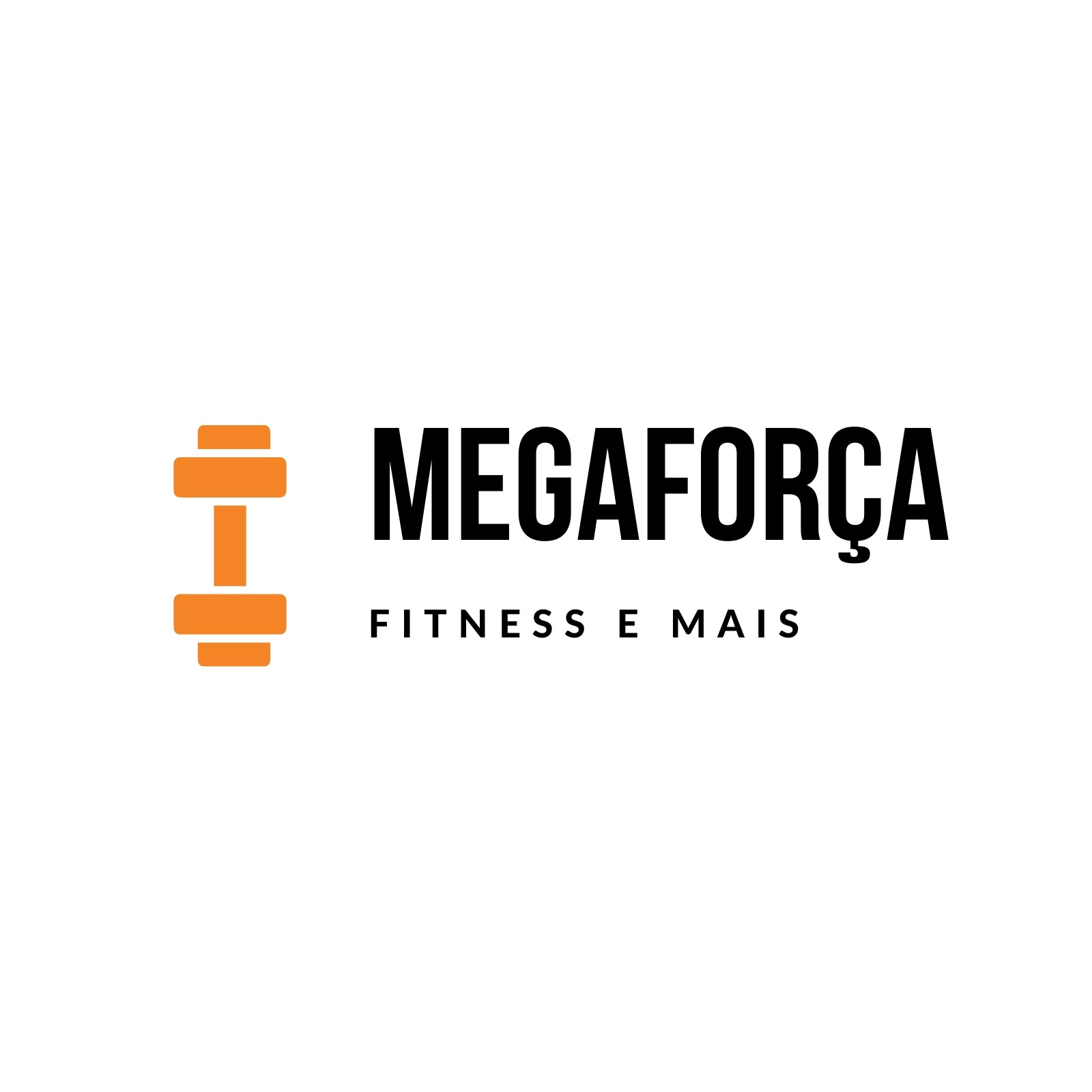 Logotipo Esportivo com Barra em Preto e Laranja Logotipo Esportivo com Barra em Preto e Laranja