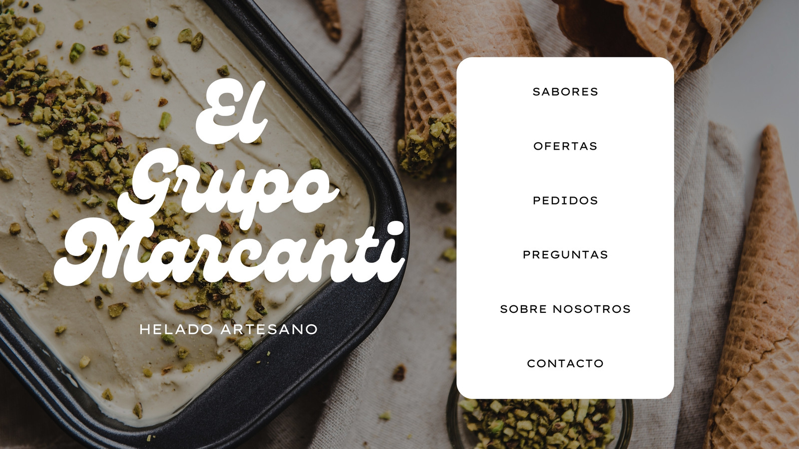 Blanco Fotocéntrico Comida y Restaurante Bioenlace Sitio Web