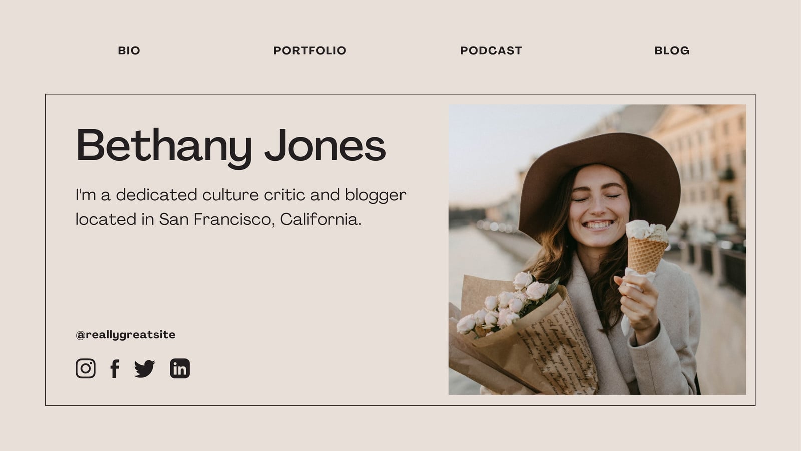 Light Beige Sleek and Simple Blogger Personal Website Light Beige Sleek and Simple Blogger Personal Website