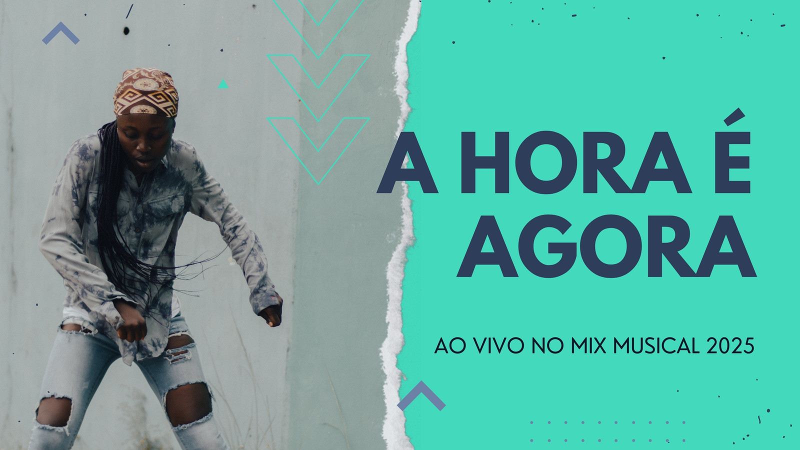 Miniatura para YouTube com Tema de Música Grunge Ciano e Azul Miniatura para YouTube com Tema de Música Grunge Ciano e Azul