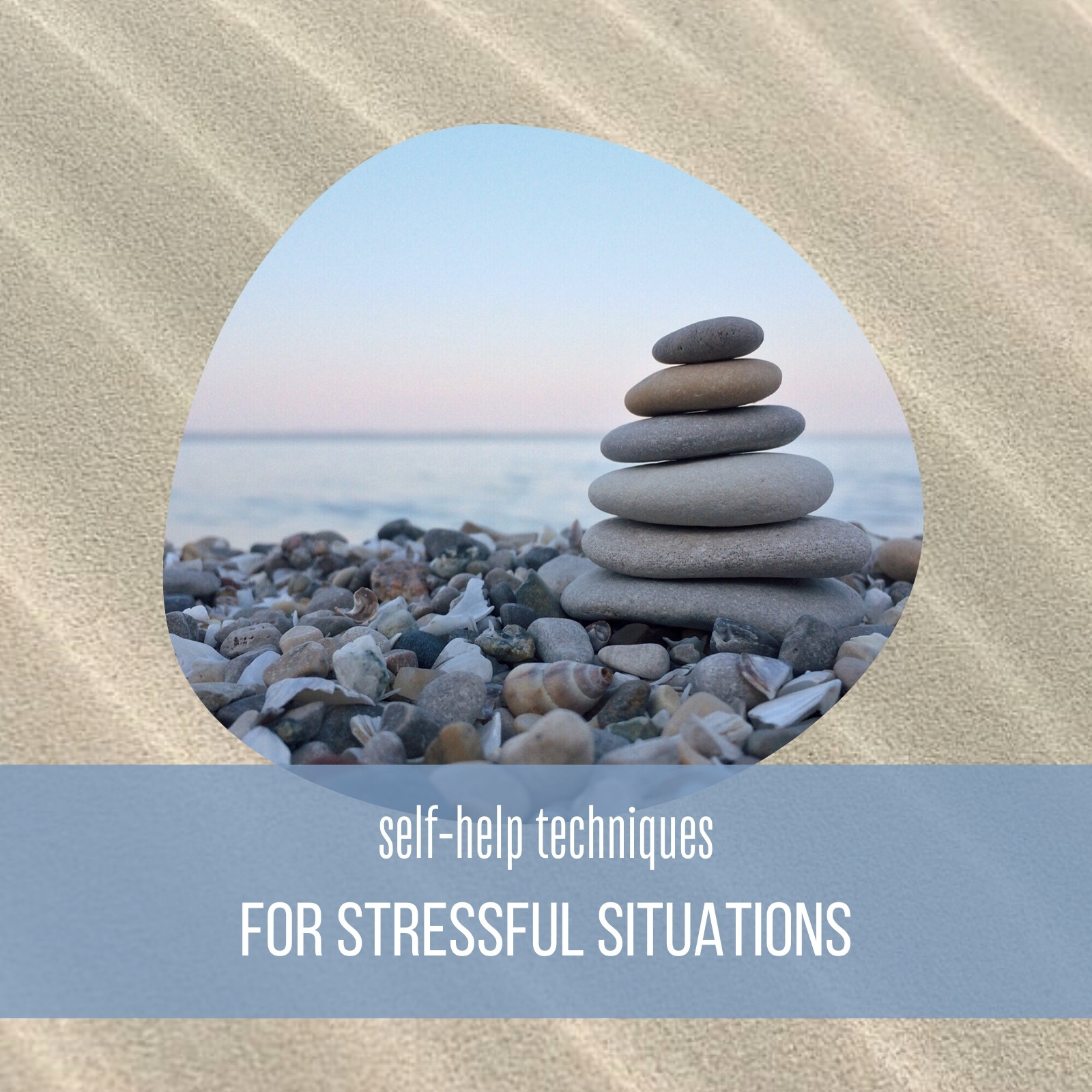 Blue and Beige Self-Help Inspirational Instagram Post