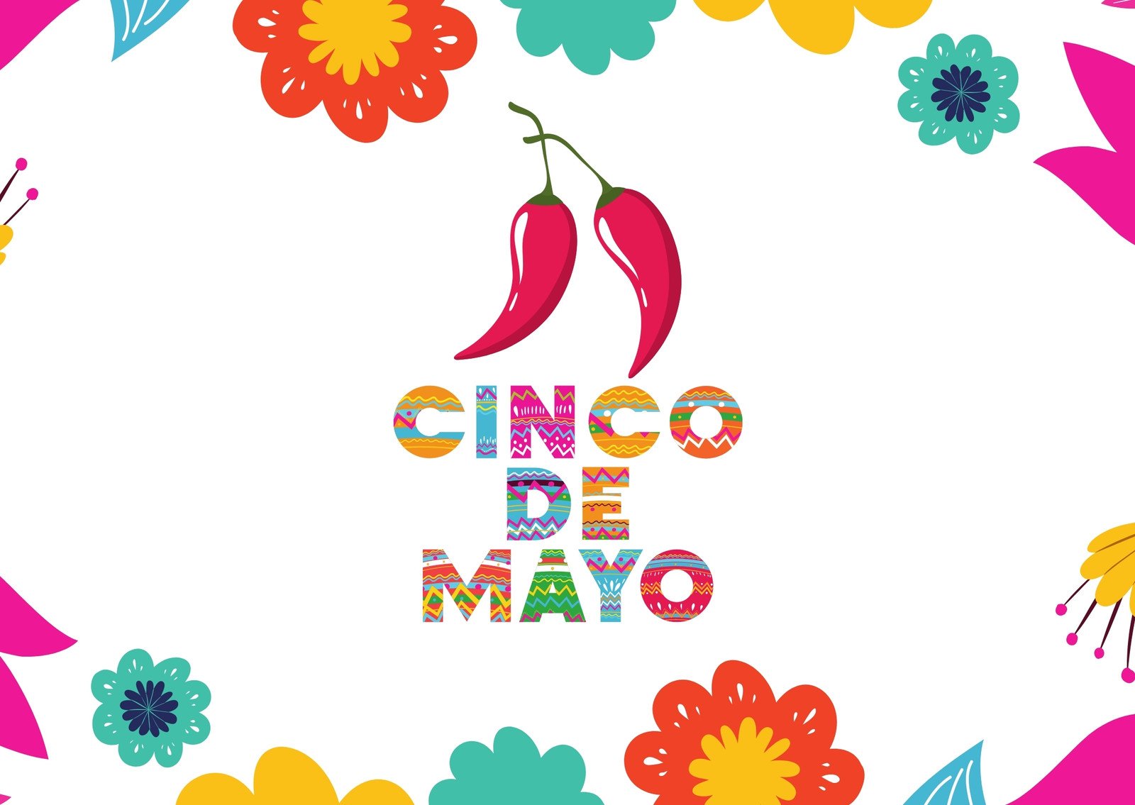 Cinco De Mayo (Card (Landscape))