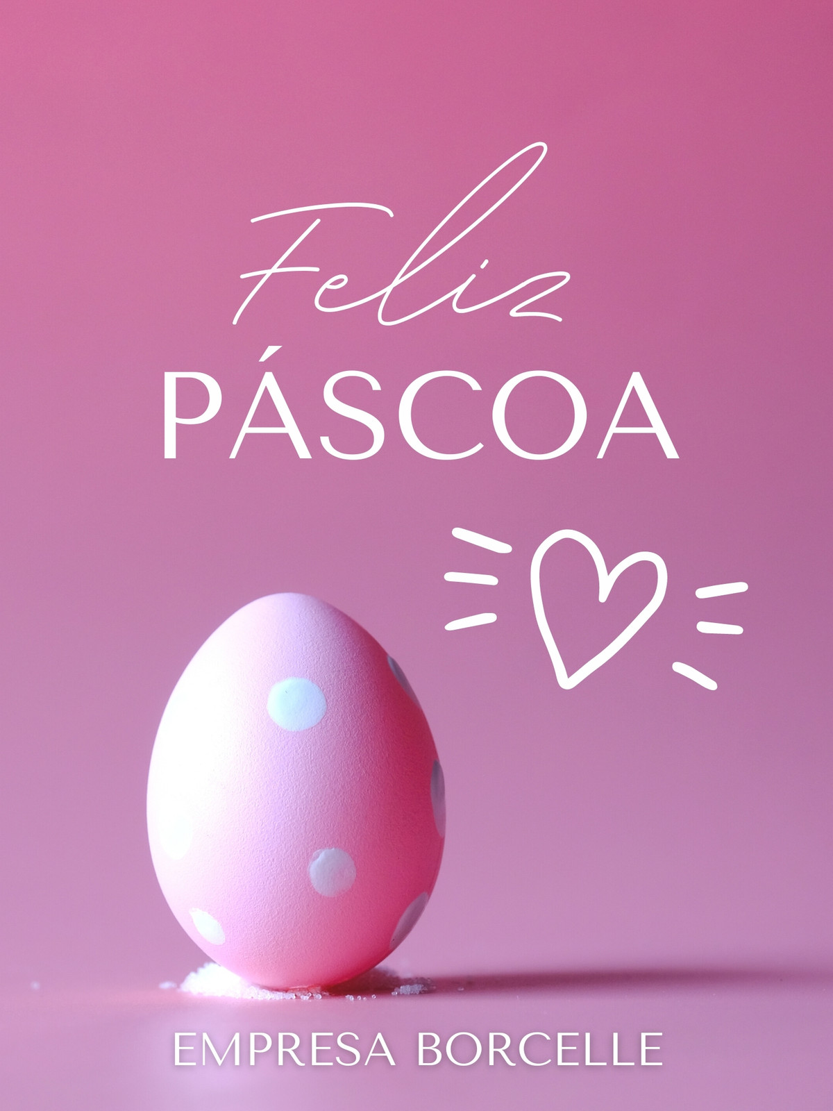 Modelo de Feliz Páscoa fotografia rosa a4 cartaz