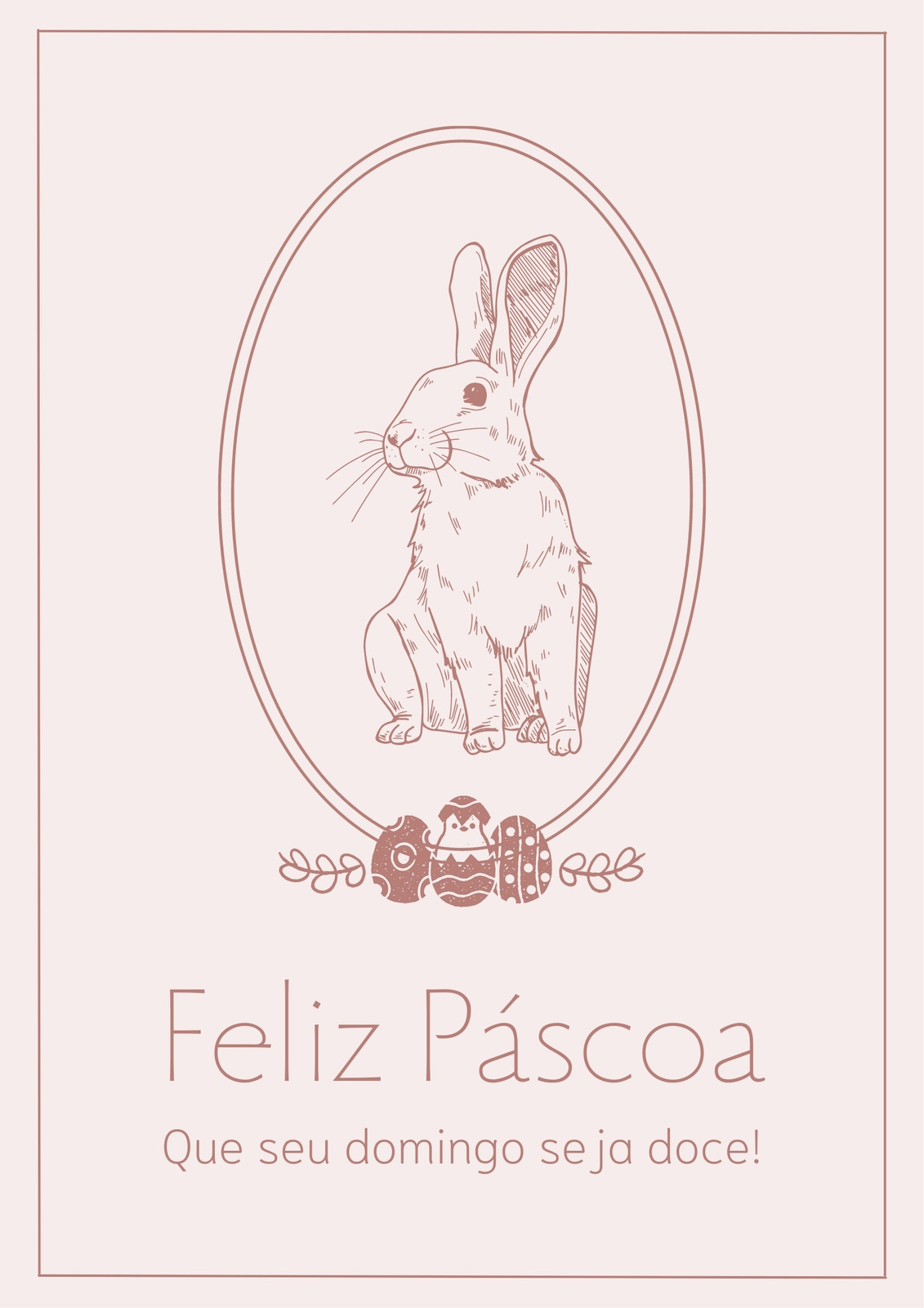 Modelo de Cartaz de Festa de Feliz Páscoa