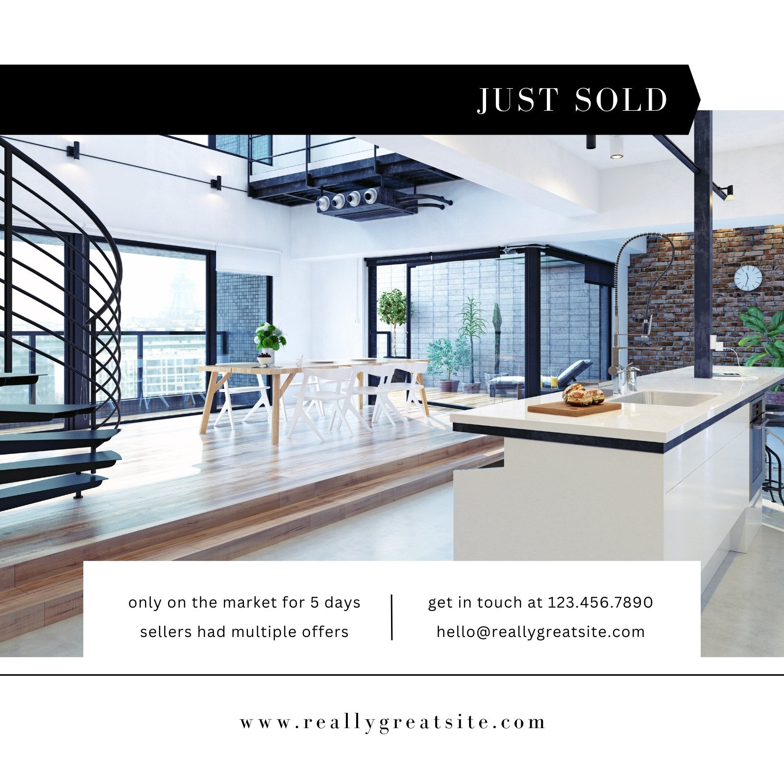 Luxury Real Estate Post for Social Media