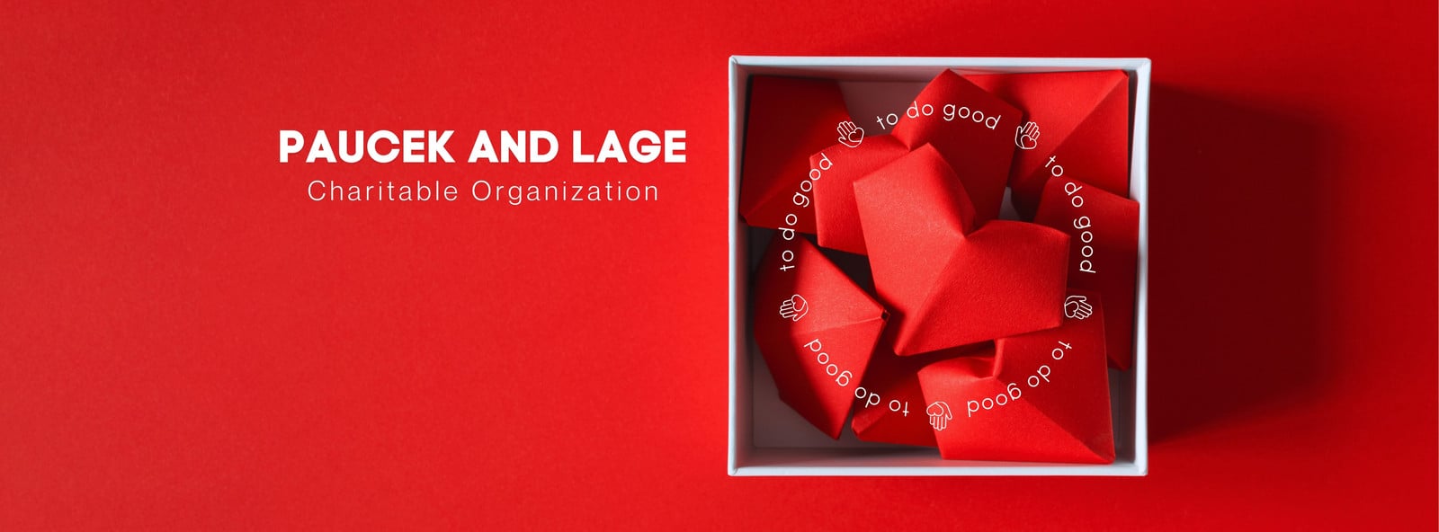 Minimalist Red Donate Background Facebook Cover