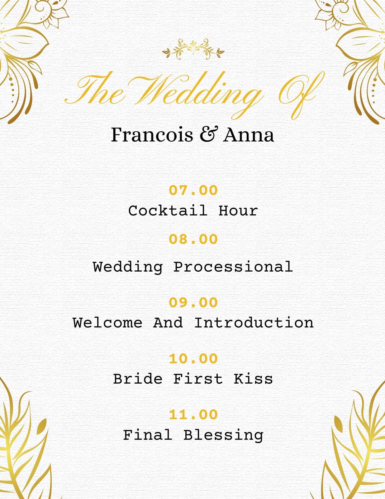 Timeline Examples Paper Page 2 - Free custom printable wedding timeline planner templates | Canva