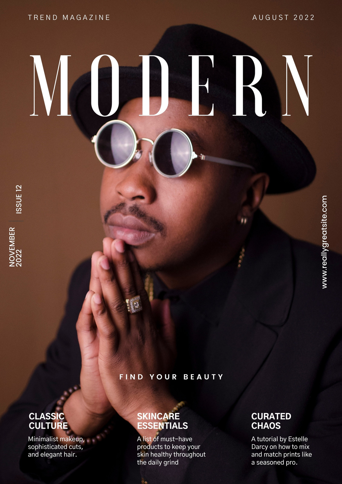 Trend Awesome Modern Magazine Cover