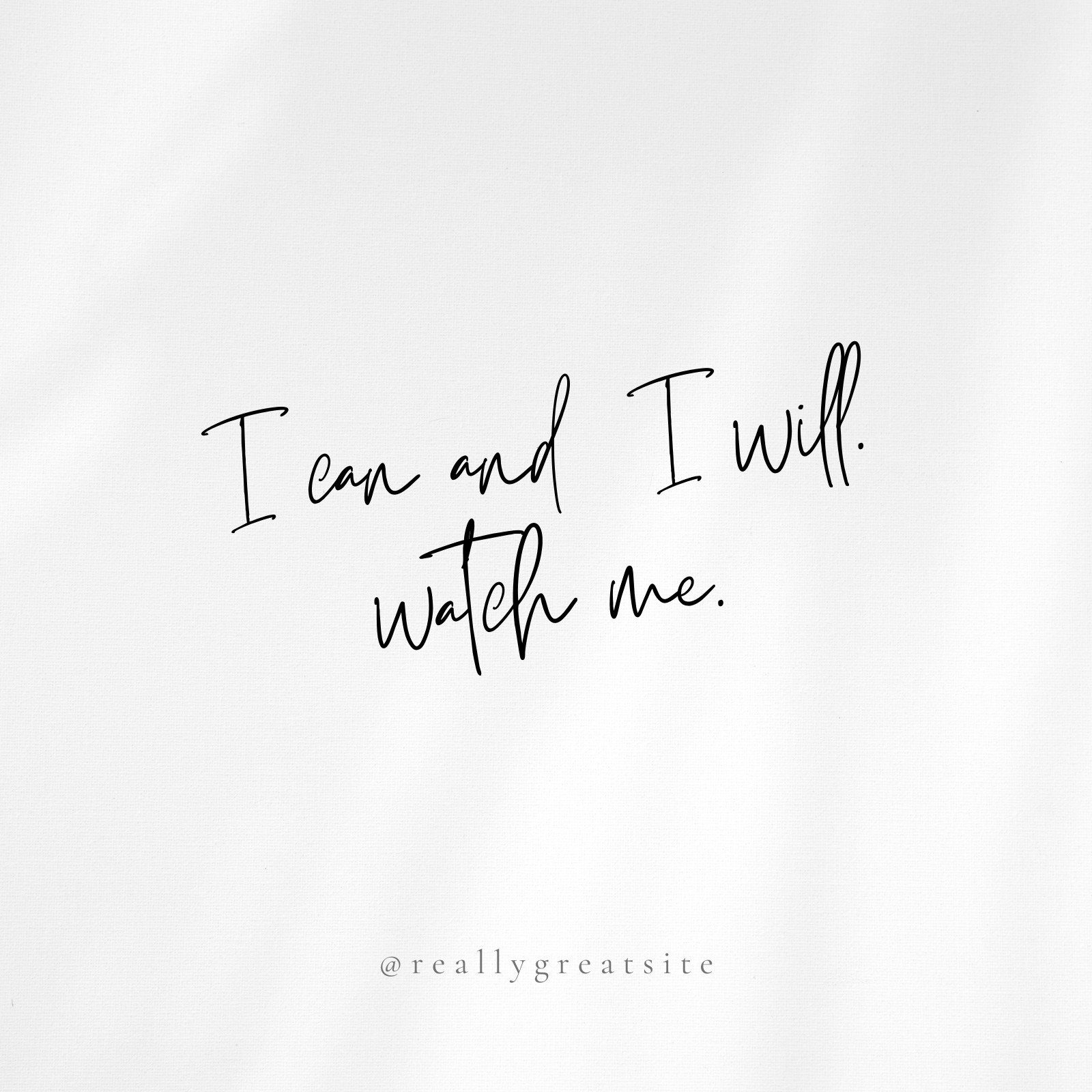 Free Simple Shadow Handwritten Motivation Quote Instagram Post for Bloggers