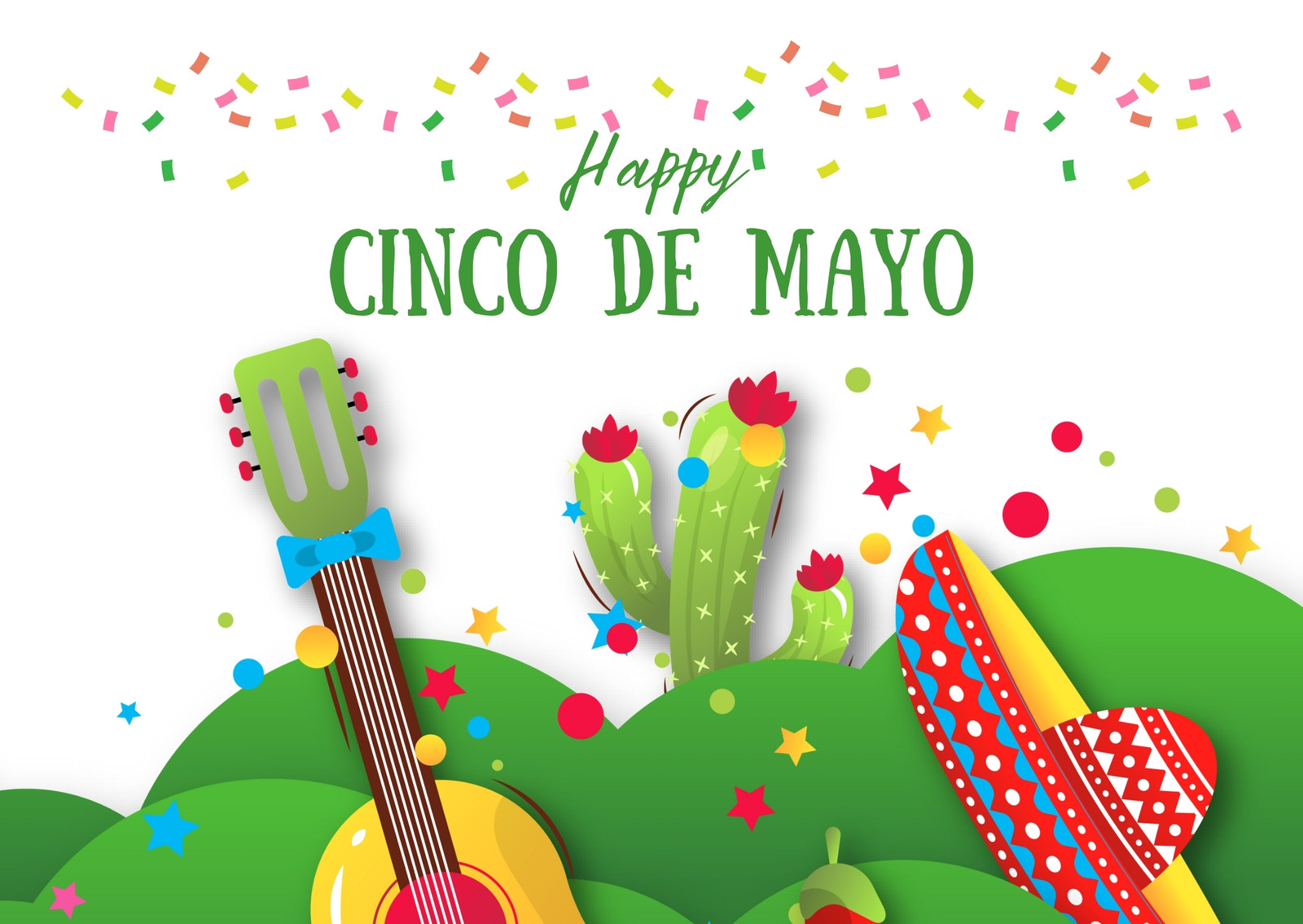 Cinco De Mayo (Card (Landscape))