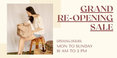 Banner cho lễ khai trương Banner cho lễ khai trương