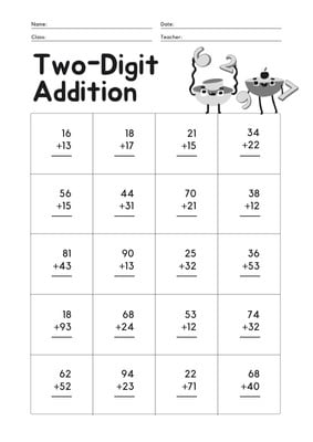 Free and customizable addition templates | Canva