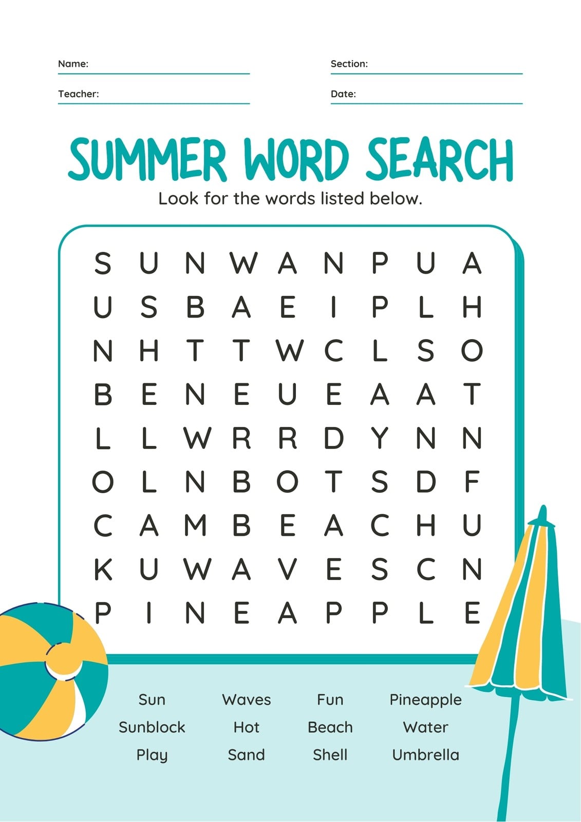 Word Search Writing/Words Worksheet Word Search Writing/Words Worksheet