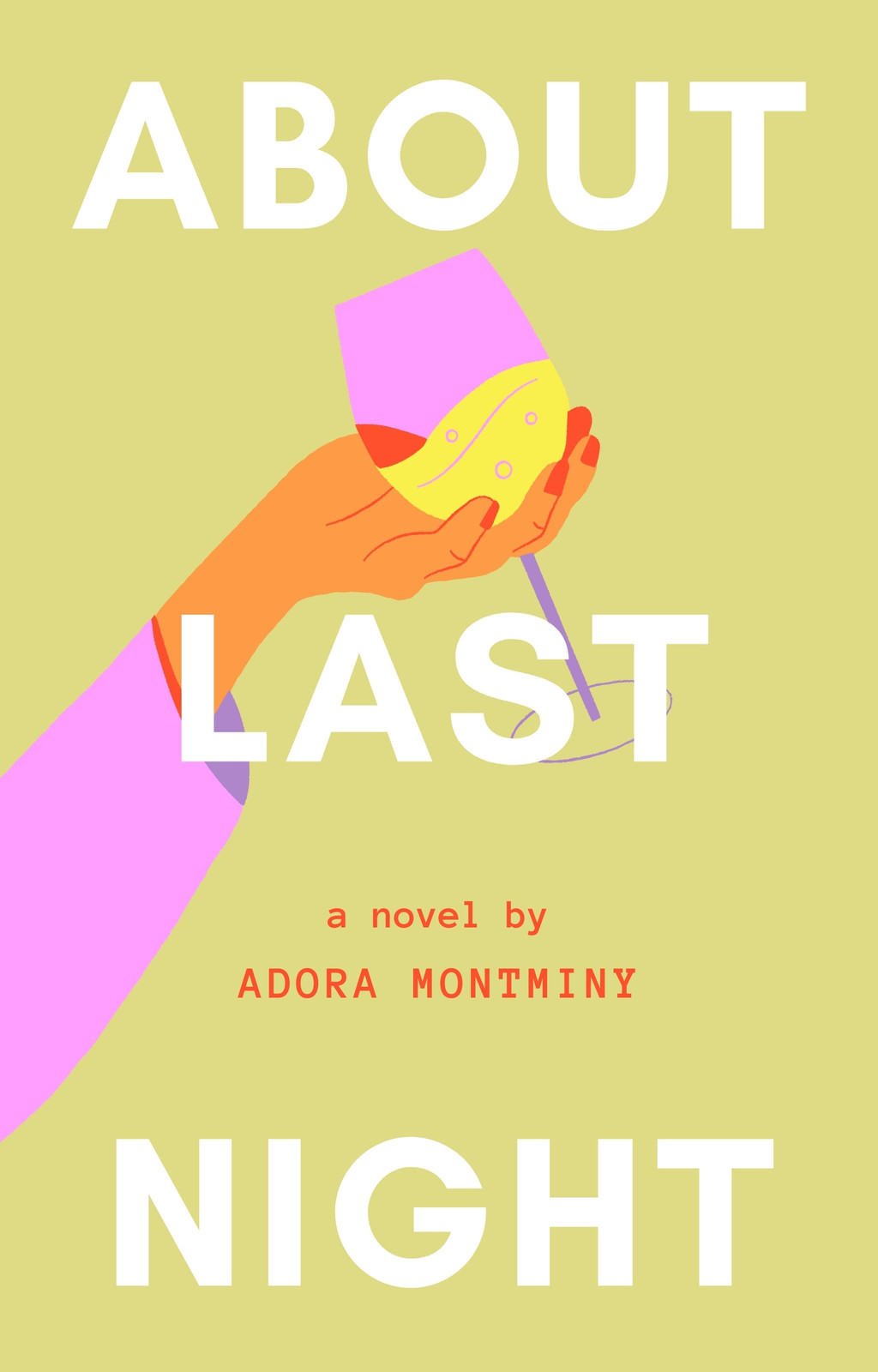 Yellow Orange and Pink Bright and Cute Wine Illustration Romance Wattpad Book Cover