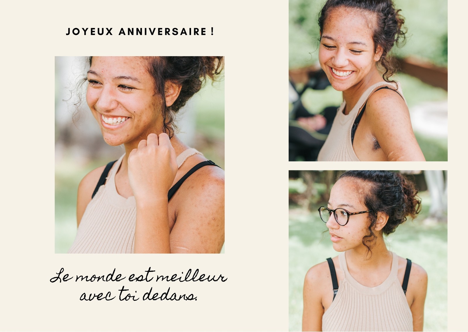 Jaune Femme Photo Contemporain Grilles Anniversaire Carte Jaune Femme Photo Contemporain Grilles Anniversaire Carte