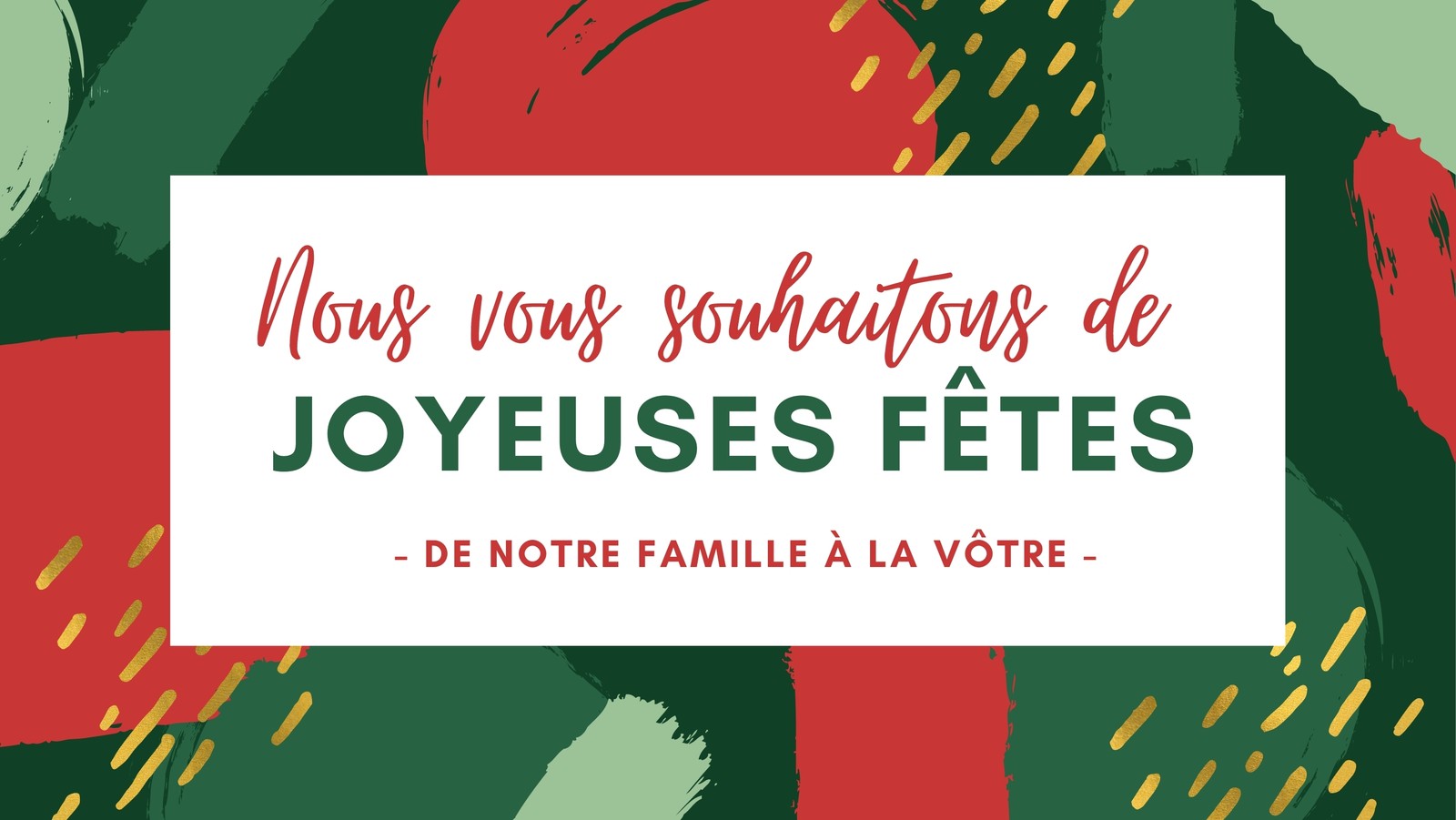 Vert et Rouge Rustique Noël Couverture Facebook Vert et Rouge Rustique Noël Couverture Facebook