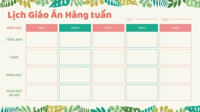 Lịch tuần Lịch tuần