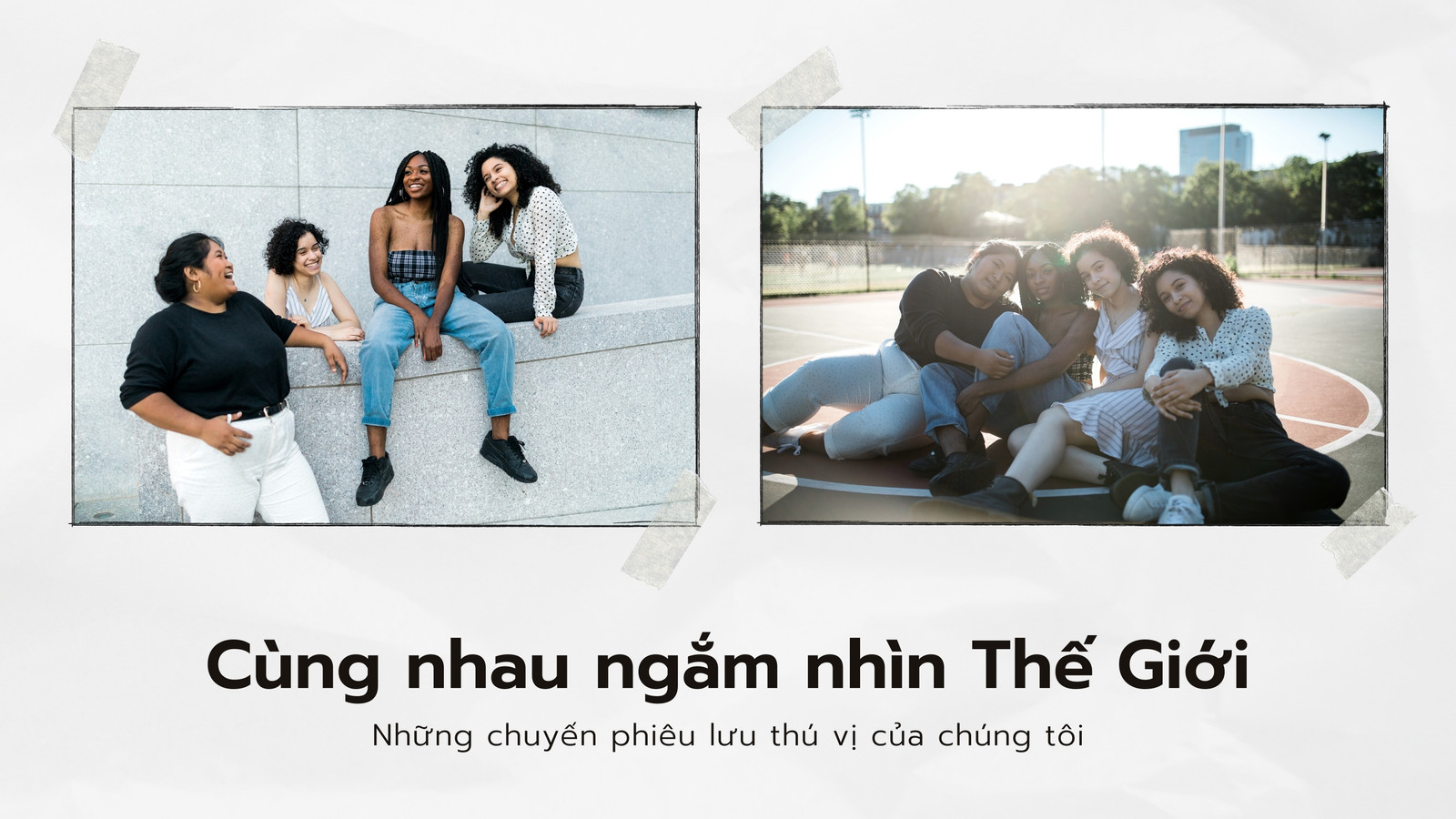 Mẫu video ảnh du lịch trắng đen Mẫu video ảnh du lịch trắng đen