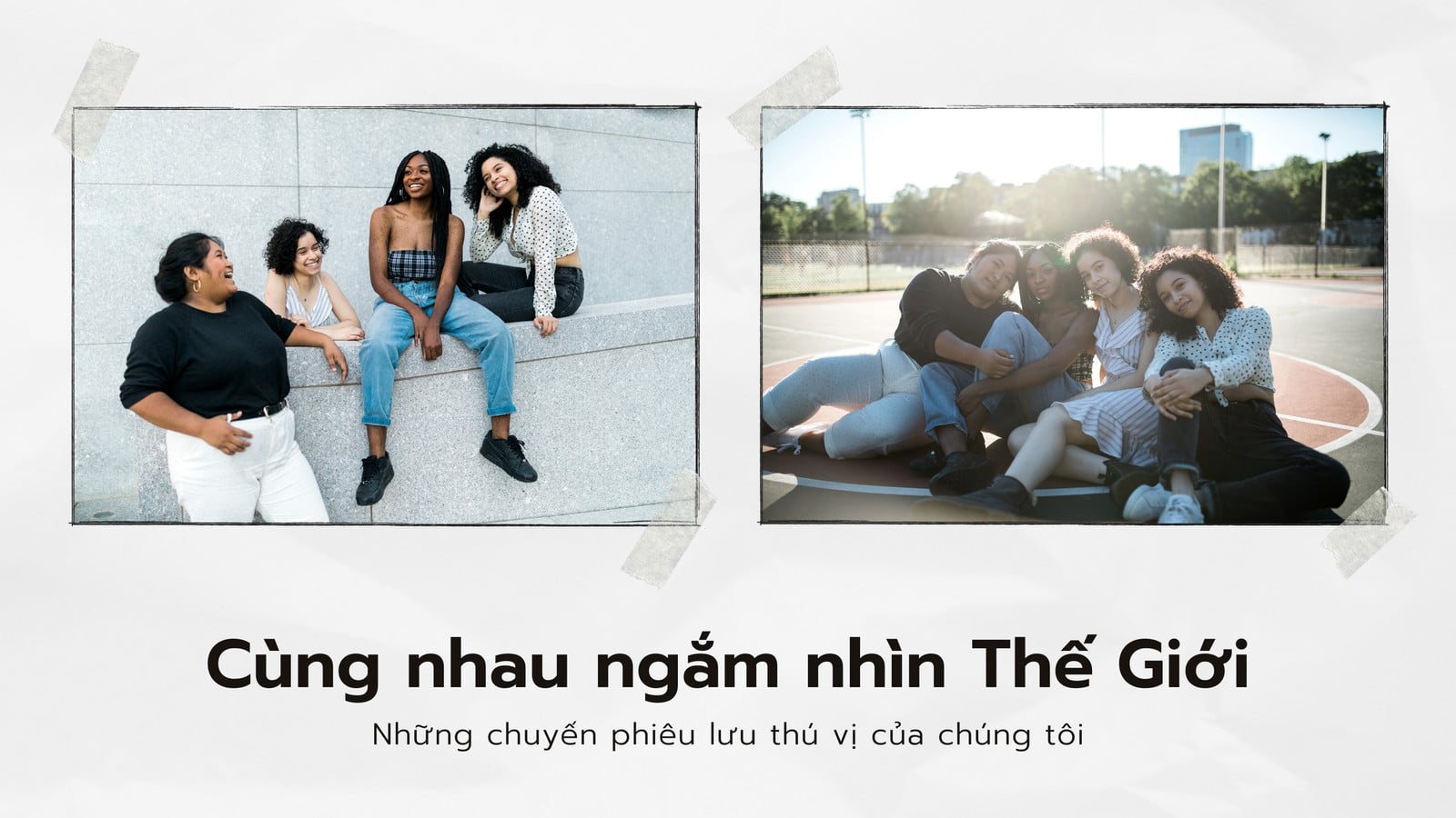 Mẫu video ảnh du lịch trắng đen Mẫu video ảnh du lịch trắng đen