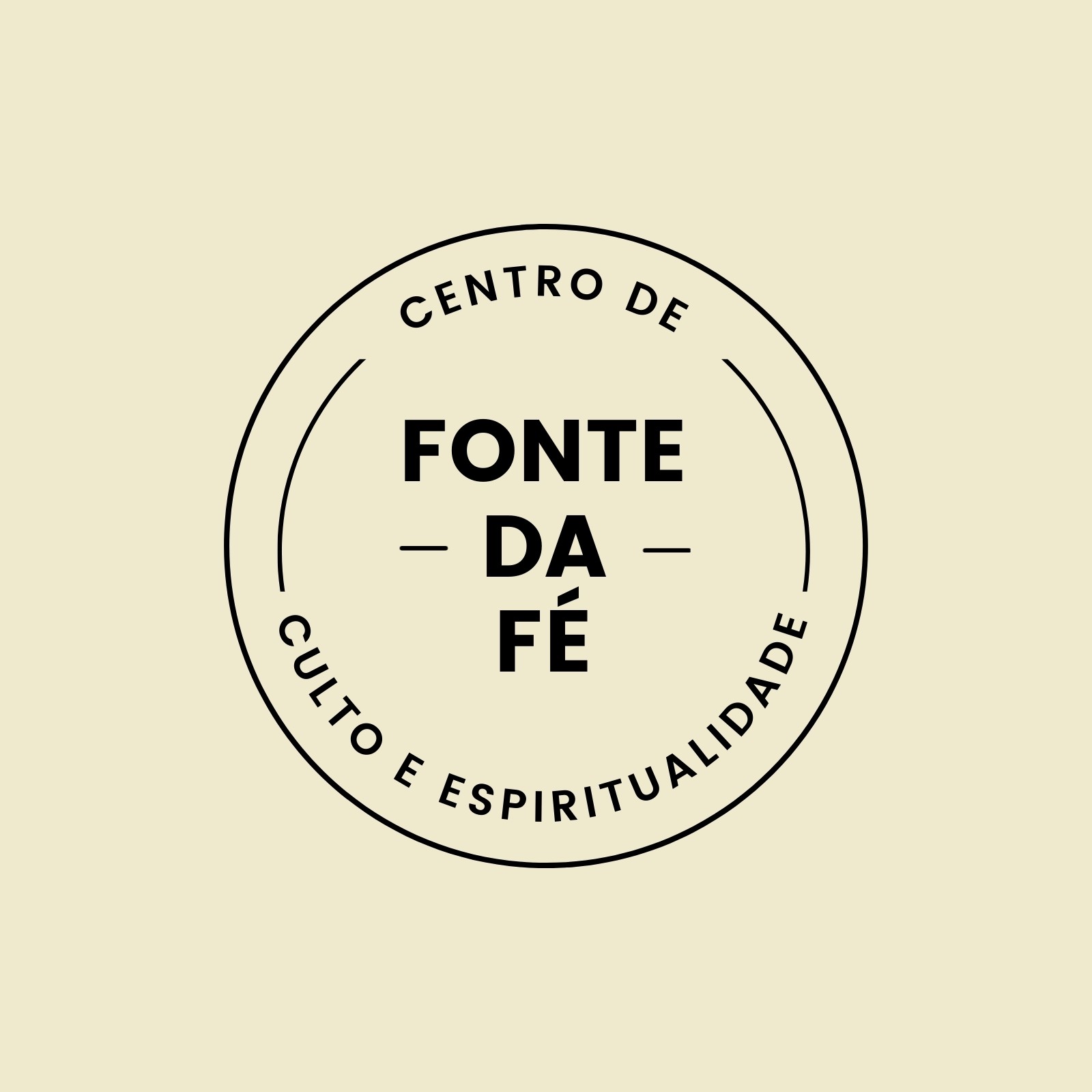 Preto e Amarelo Simples e Circular Igreja Logotipo Preto e Amarelo Simples e Circular Igreja Logotipo