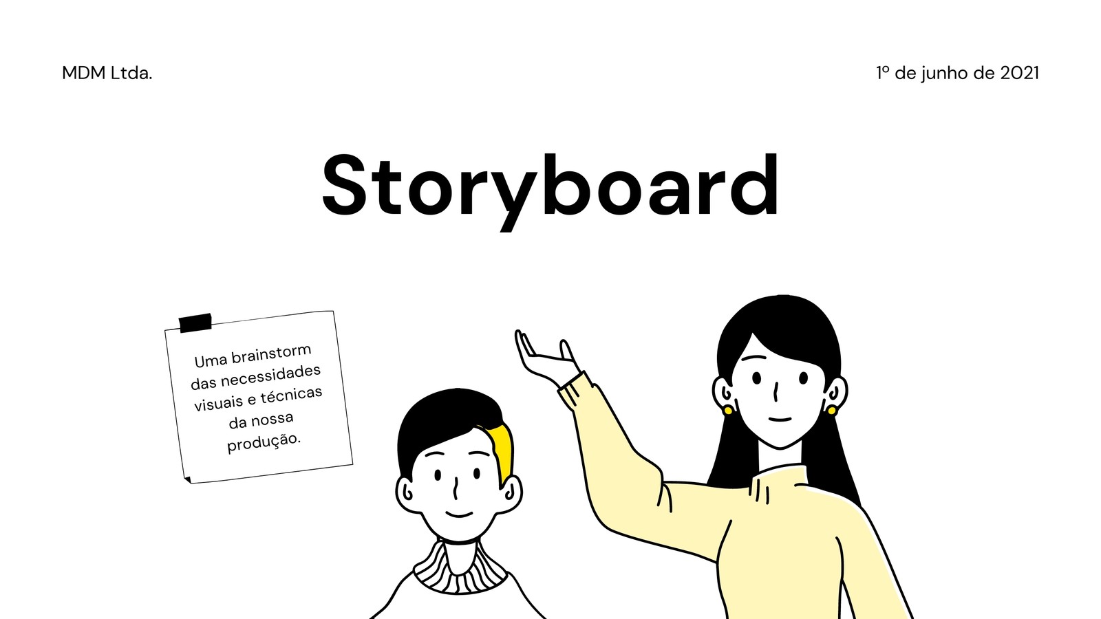 Storyboard Apresentação de Brainstorm