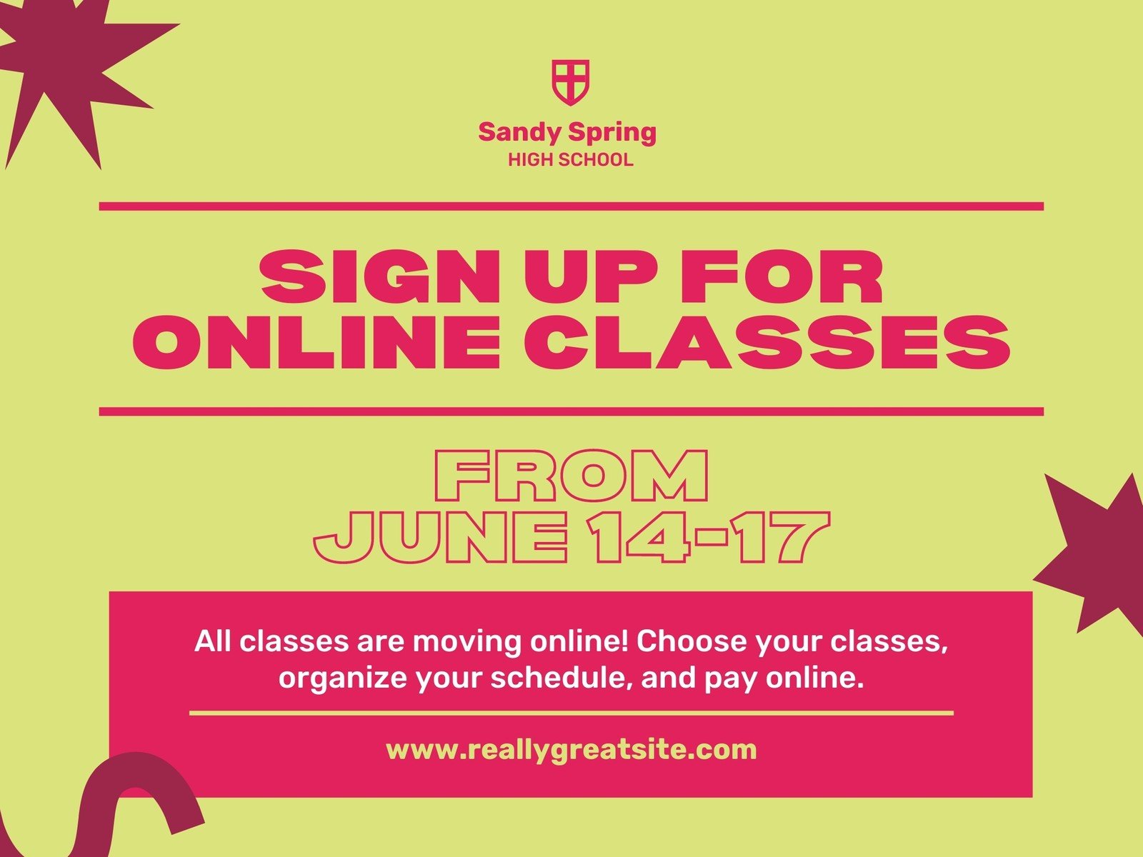 Yellow Green and Pink Vibrant and Dynamic Education Retractable Exhibition Banner Yellow Green and Pink Vibrant and Dynamic Education Retractable Exhibition Banner