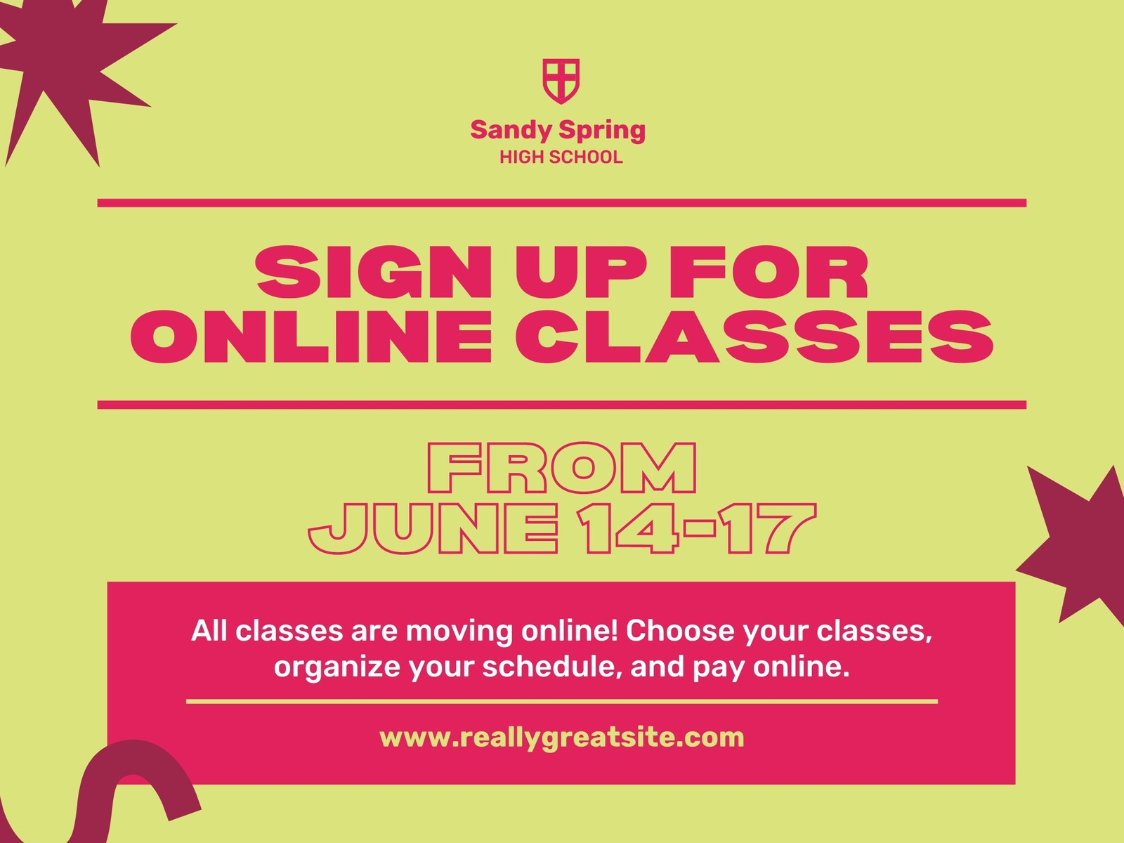 Yellow Green and Pink Vibrant and Dynamic Education Retractable Exhibition Banner Yellow Green and Pink Vibrant and Dynamic Education Retractable Exhibition Banner