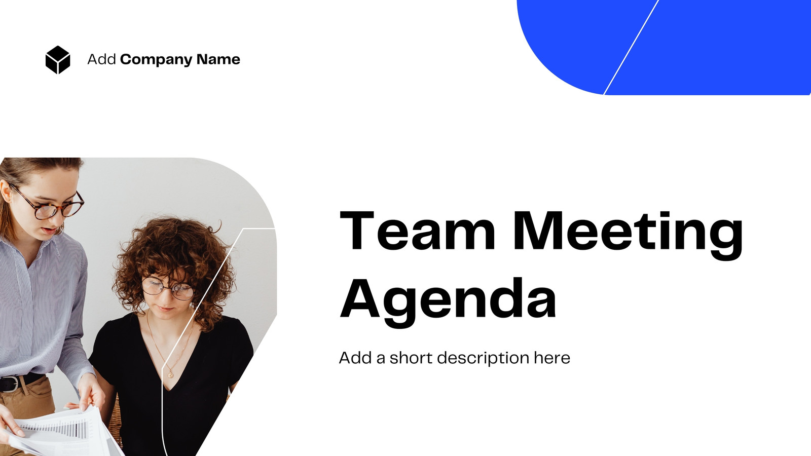 Team Meeting Agenda Presentation