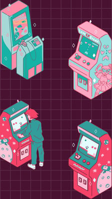 Free and customizable arcade templates
