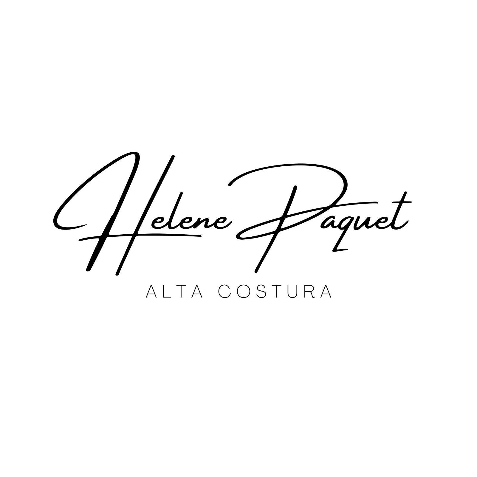 Logotipo Modista Femenino Blanco