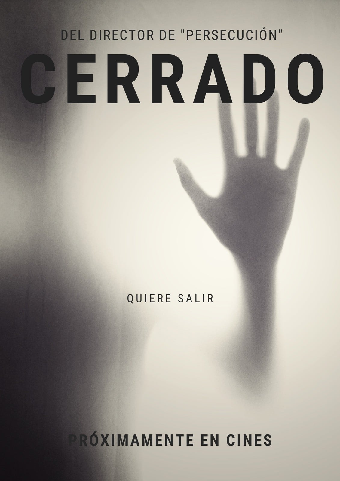 Negro y Blanco Película Terror Póster Negro y Blanco Película Terror Póster