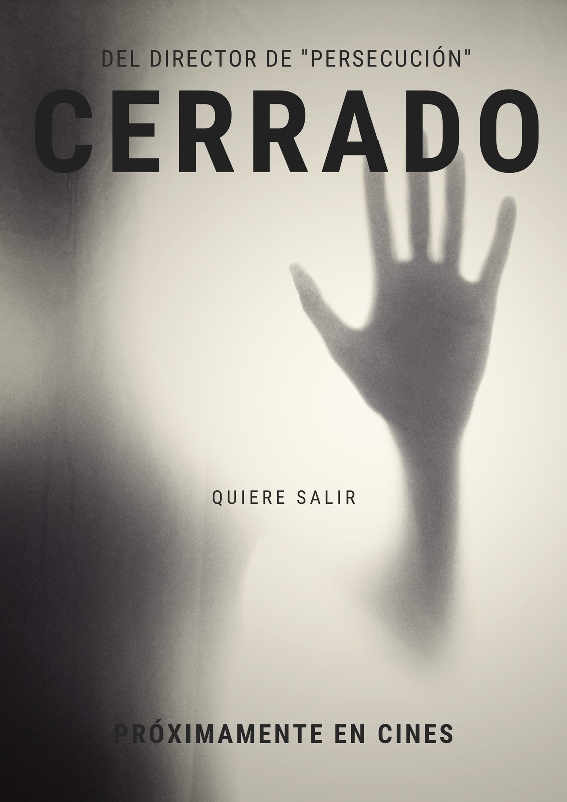 Negro y Blanco Película Terror Póster Negro y Blanco Película Terror Póster