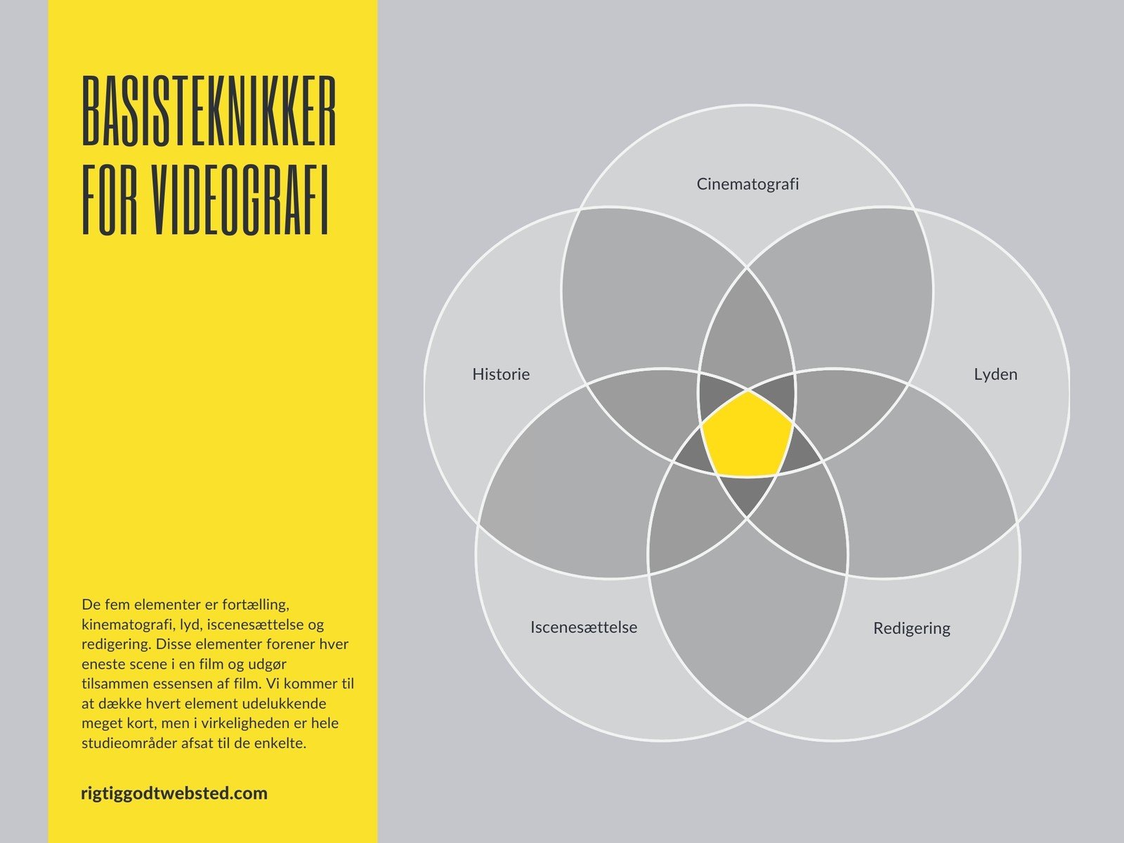 Grundlæggende Videograf Venn Diagram