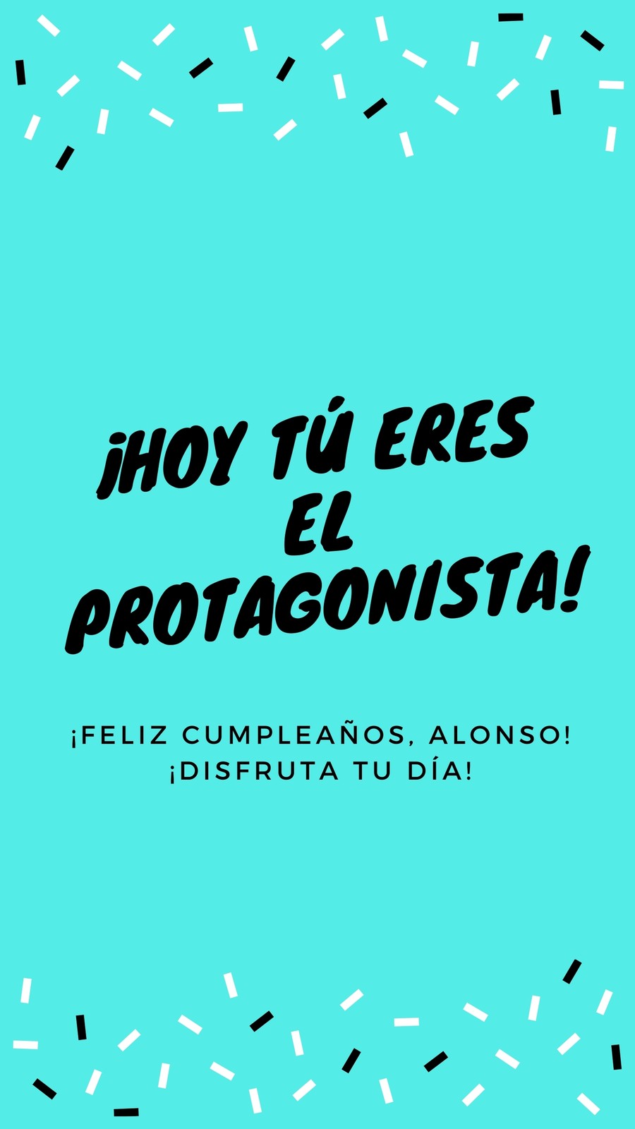 Verde Azulado Tipografía Felicitación de Cumpleaños Facebook Mi Día Tu Historia Verde Azulado Tipografía Felicitación de Cumpleaños Facebook Mi Día Tu Historia