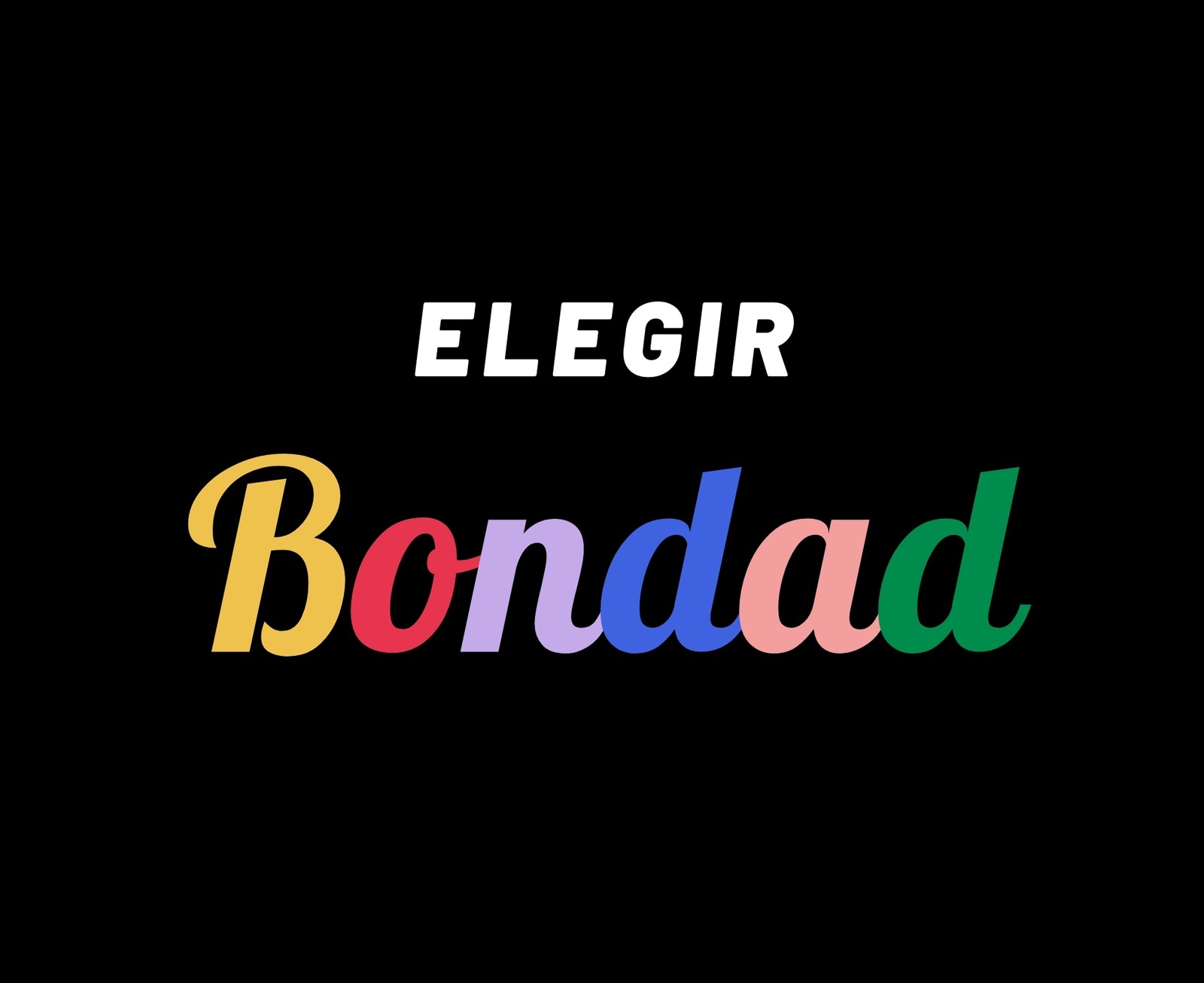 Negro Amarillo Colorido Bondad Tipografía Sudadera con Capucha