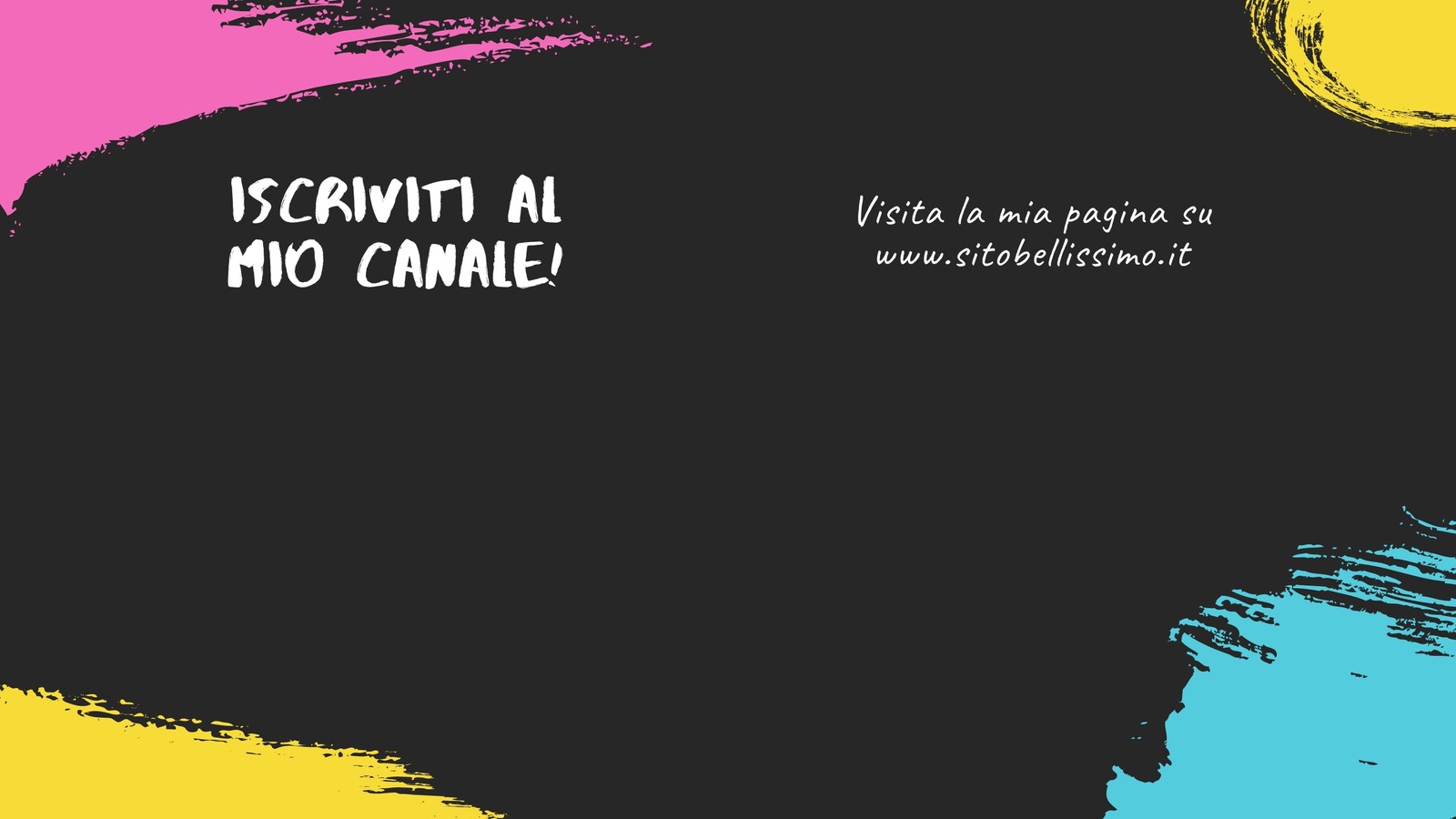 Colorato Arte Freestyle Artisti e Illustratori Collezione Outro di YouTube