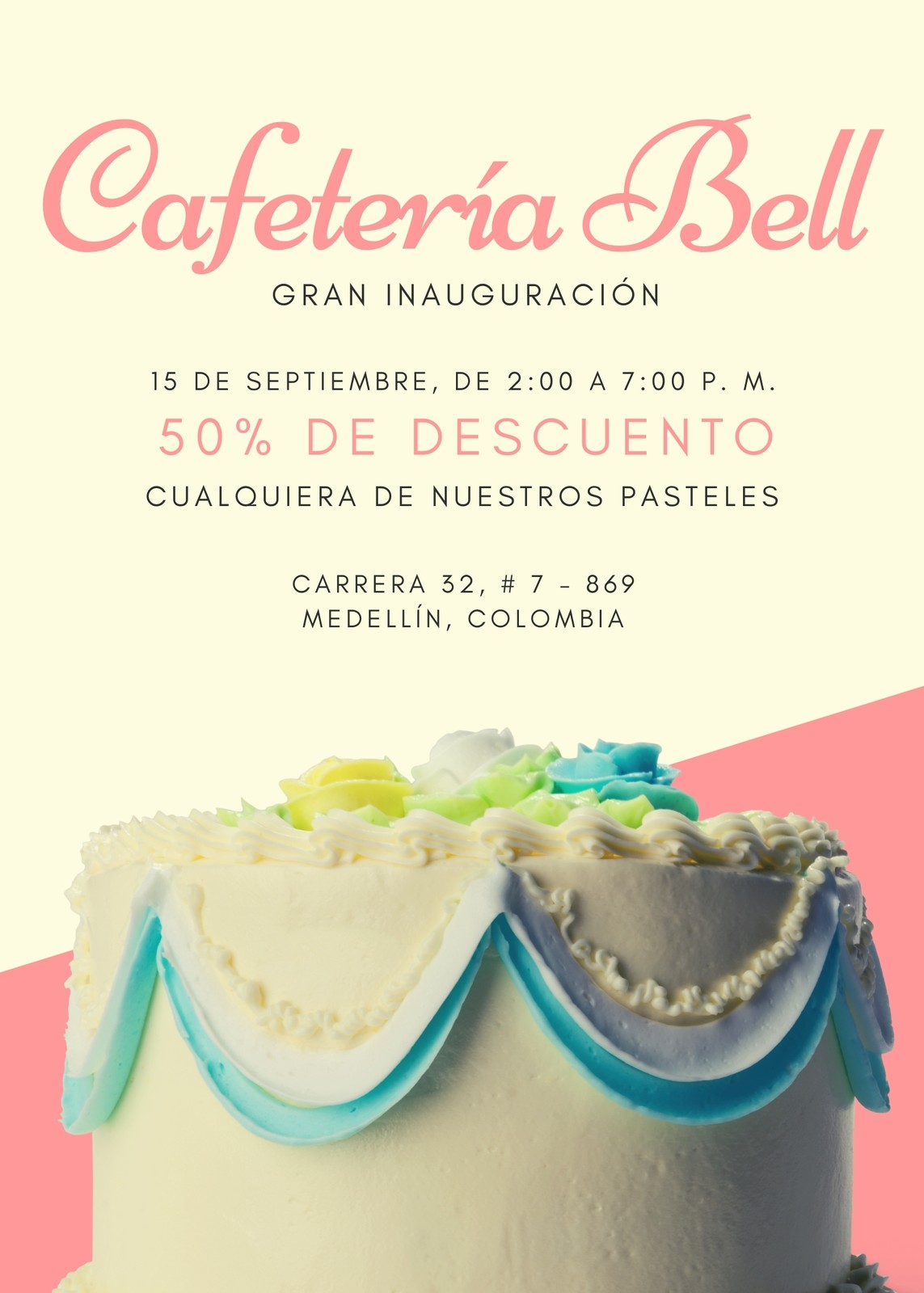 Postre Restaurante Invitación Volante Postre Restaurante Invitación Volante