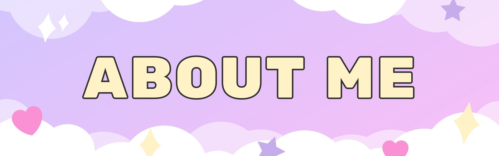 Purple Clouds Gamer Girl Twitch Panel Purple Clouds Gamer Girl Twitch Panel