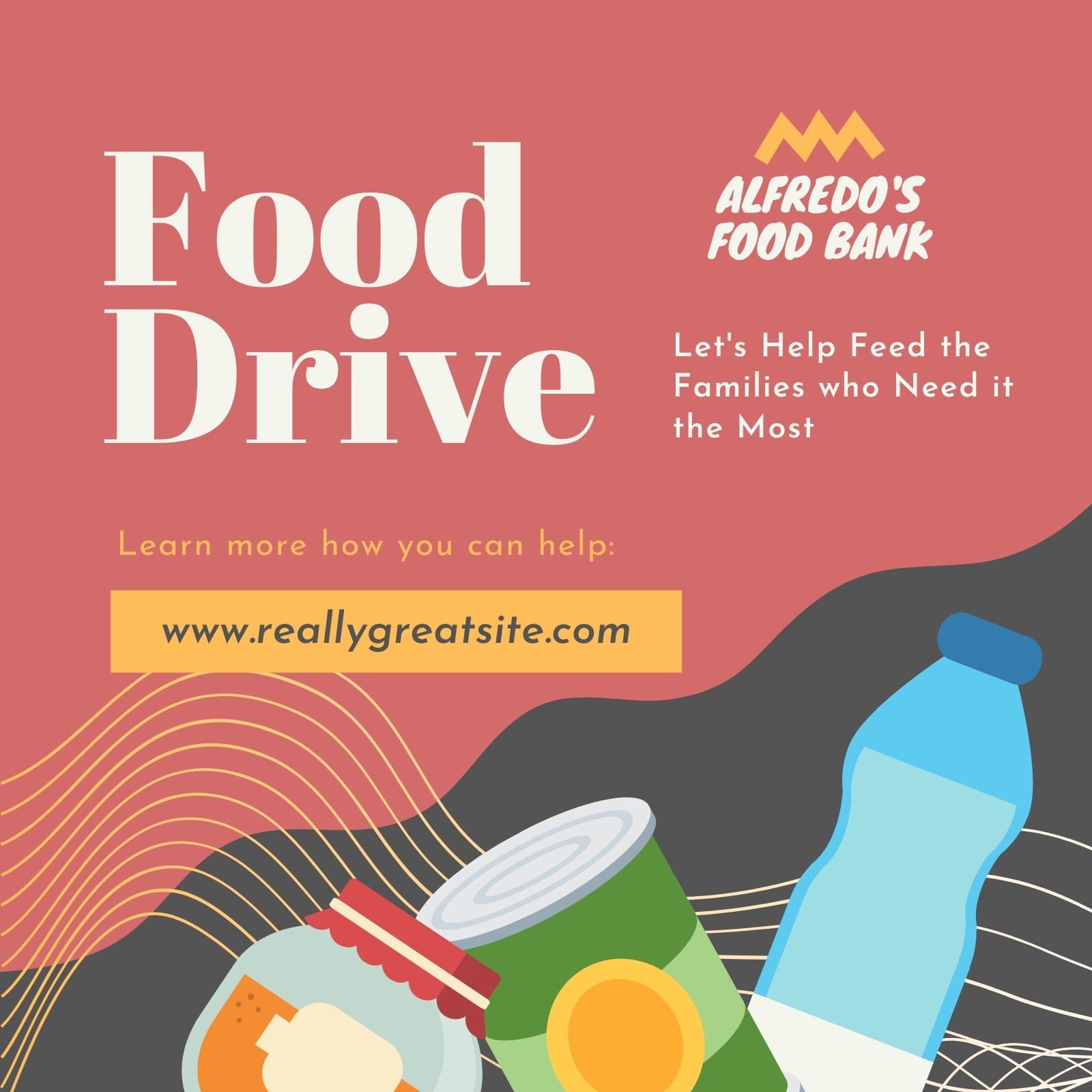 Food Drive Instagram Post