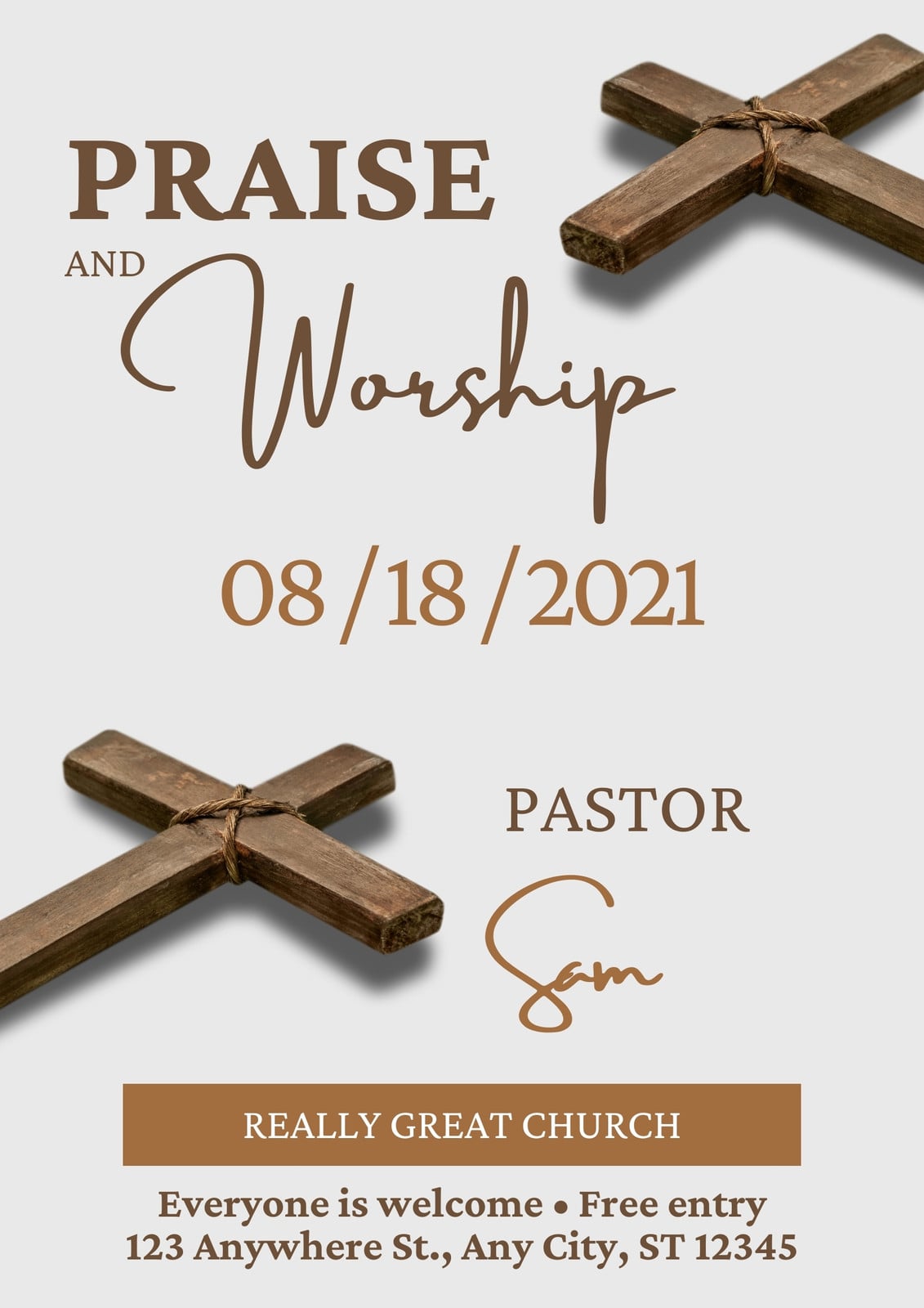 Page 4 - Free and customizable church templates | Canva