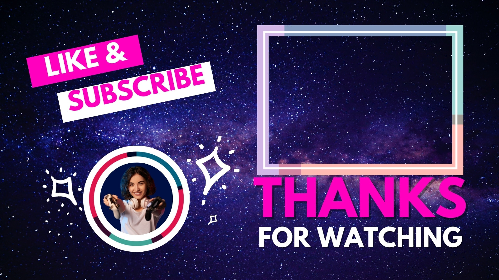 Purple and Pink Modern Thanks Video Purple and Pink Modern Thanks Video