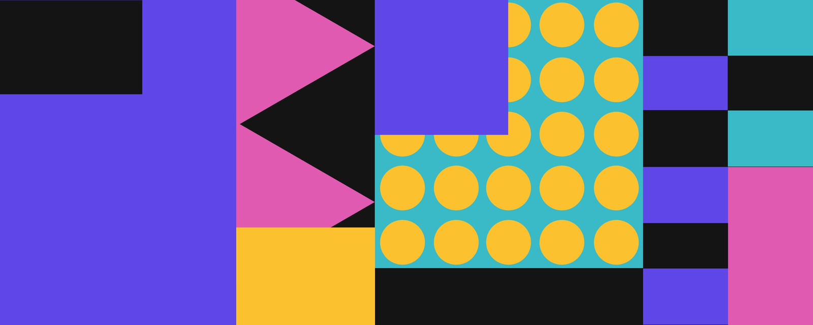 Colorido Formas Geométricas Banner de Twitch Colorido Formas Geométricas Banner de Twitch