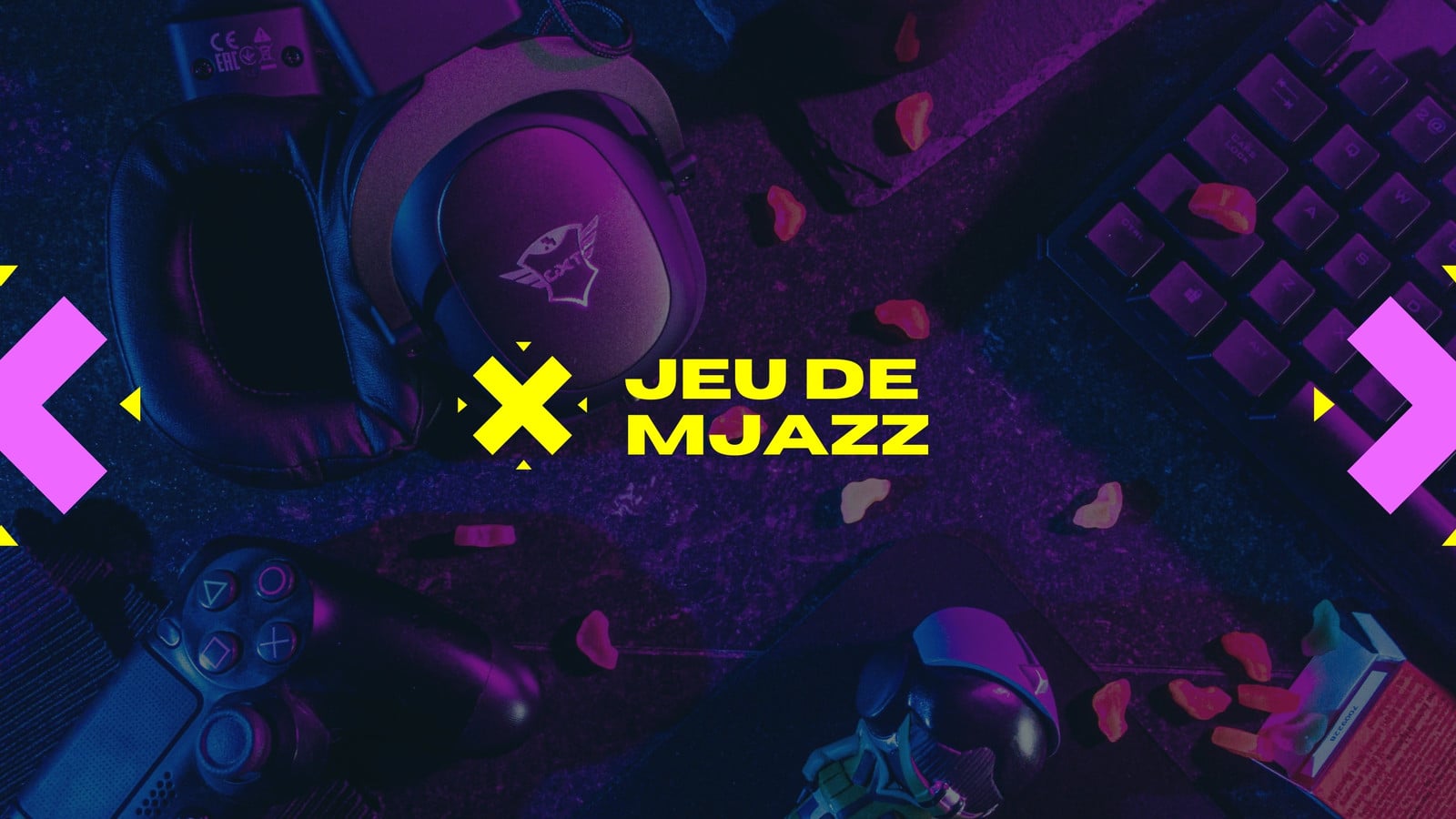 Bannière YouTube de Jeux vidéo Gaming Jeu de rôle Moderne Jaune et Violet Bannière YouTube de Jeux vidéo Gaming Jeu de rôle Moderne Jaune et Violet