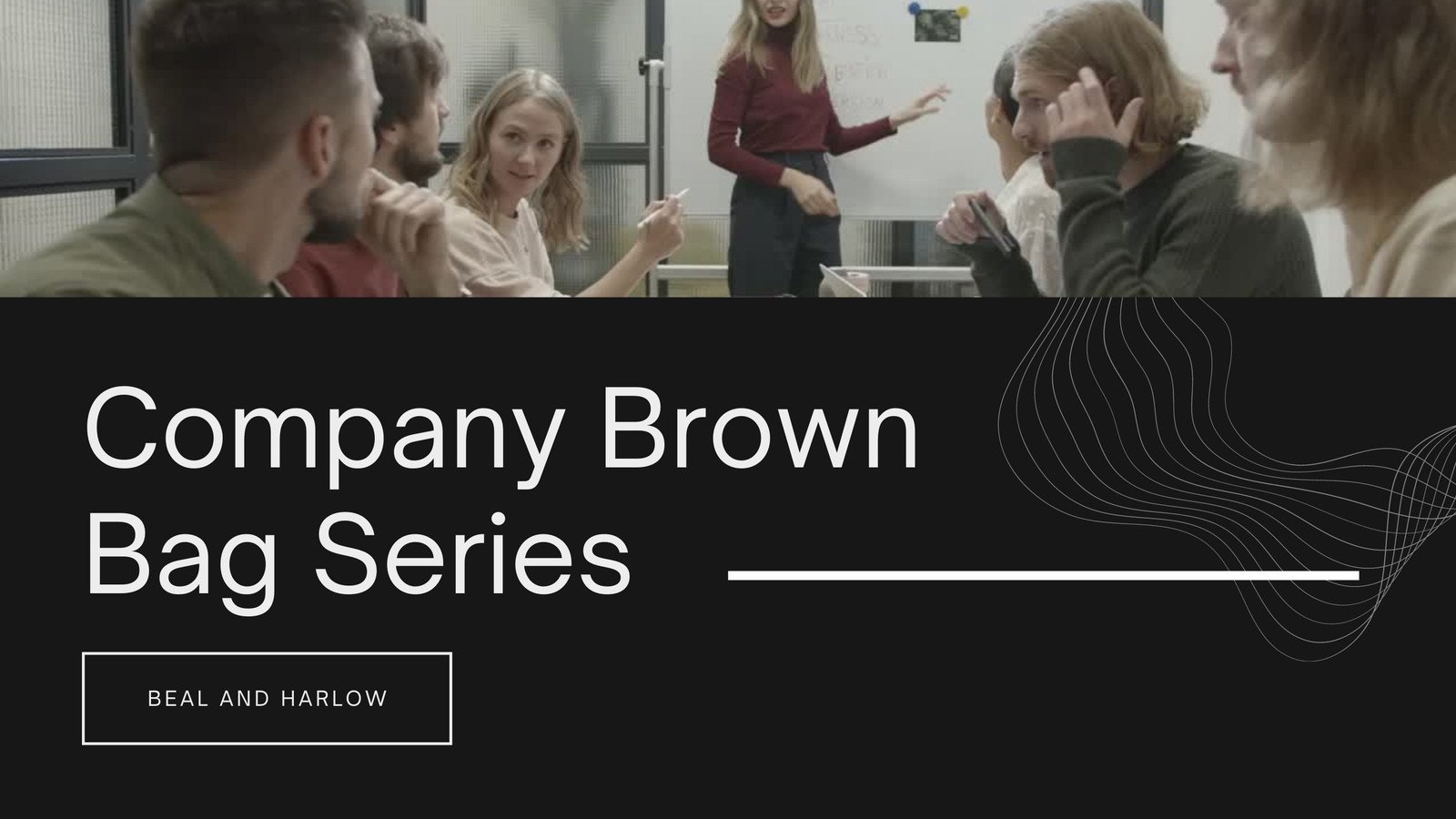 Black Simple Professional Dark Events Video