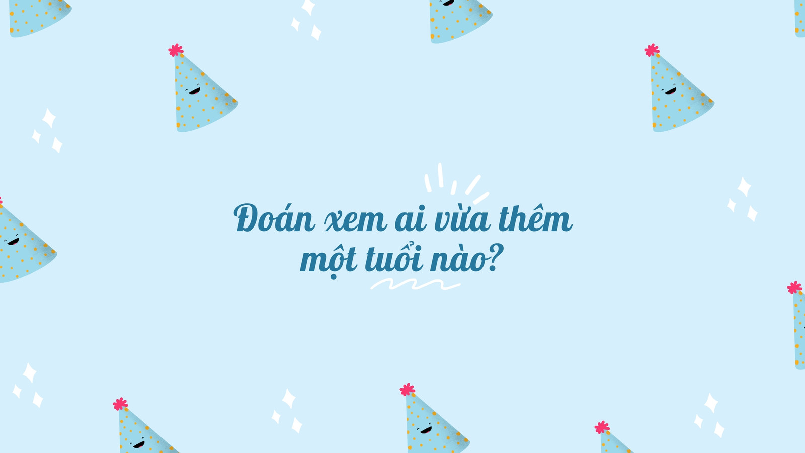 Mẫu bài thuyết trình động sinh nhật xanh dương Mẫu bài thuyết trình động sinh nhật xanh dương