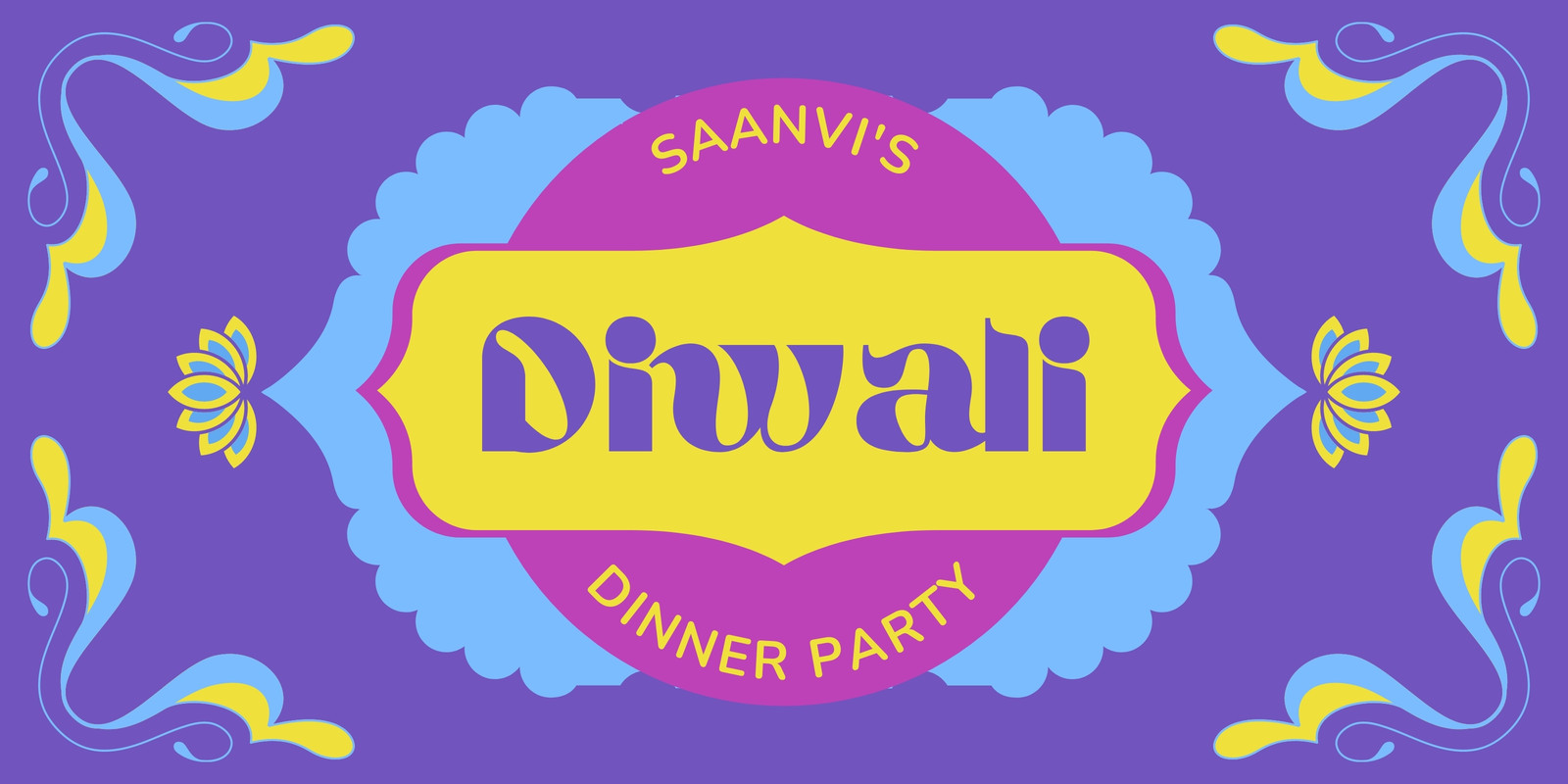 Purple Blue Yellow Green Indian Truck Art Diwali Celebrating Family Friends Welcome Event Banner Purple Blue Yellow Green Indian Truck Art Diwali Celebrating Family Friends Welcome Event Banner