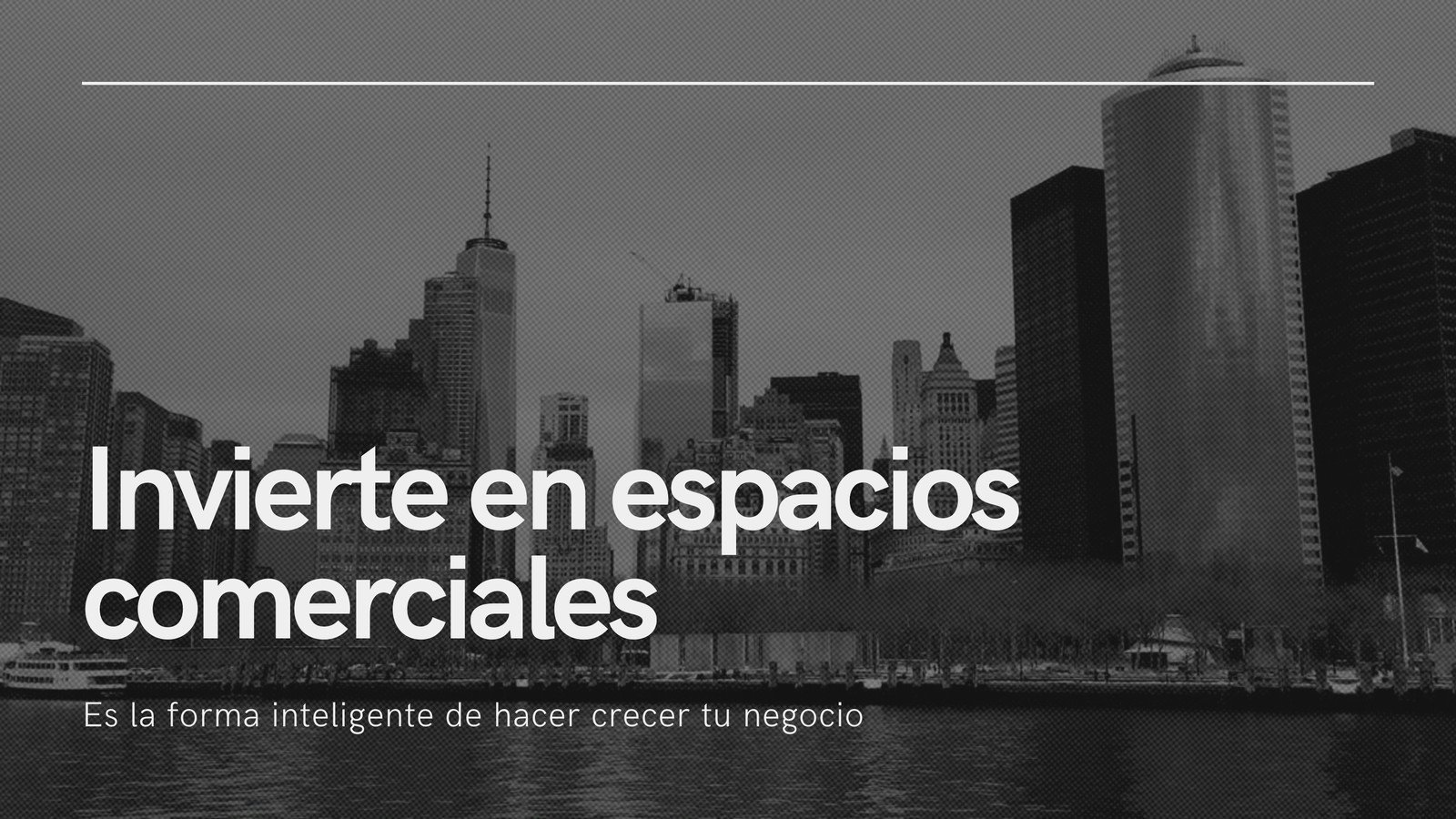 Negro y Blanco Comercial Inmobiliaria Video de Presentación