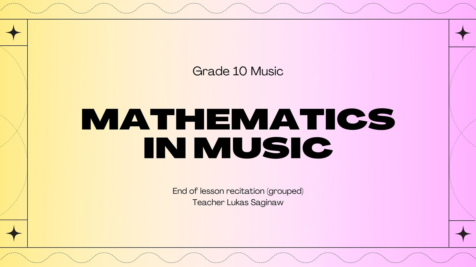 Music Quiz Presentation