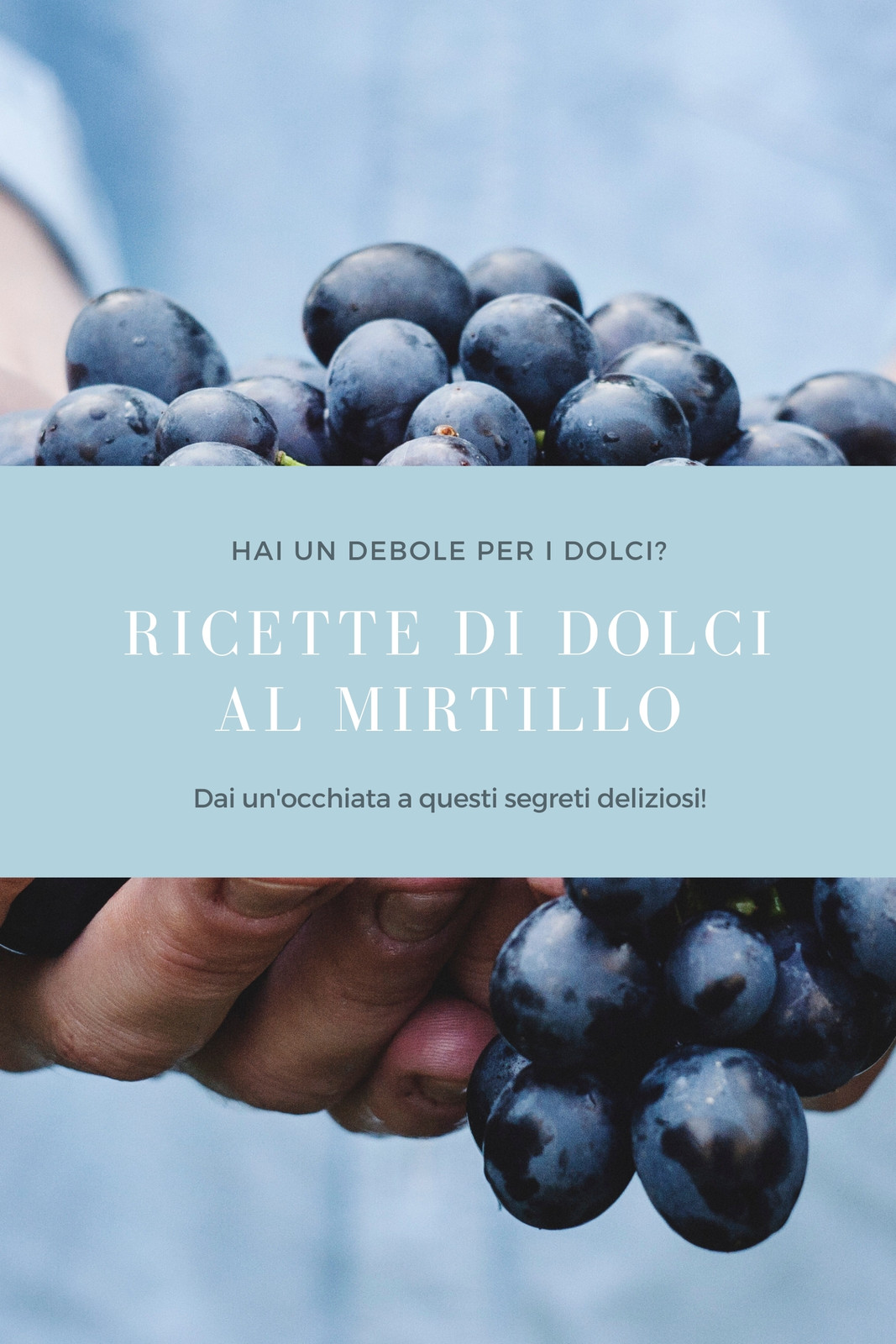 Ricette di Dolci al Mirtillo Grafica di Tumblr