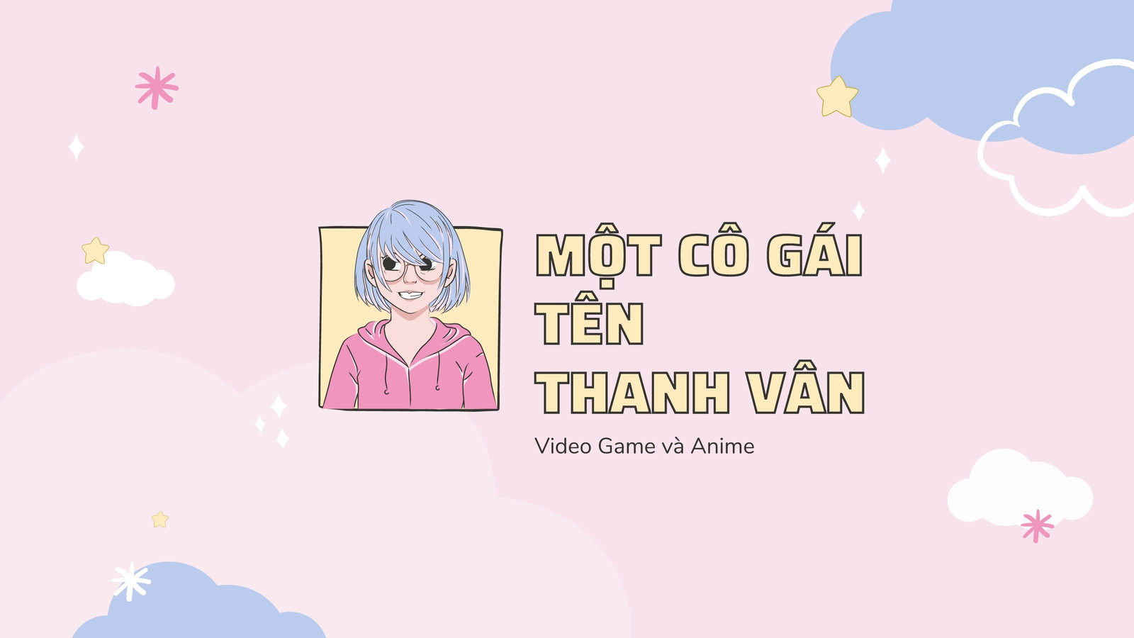 Mẫu intro video game thủ nữ hồng vàng Mẫu intro video game thủ nữ hồng vàng